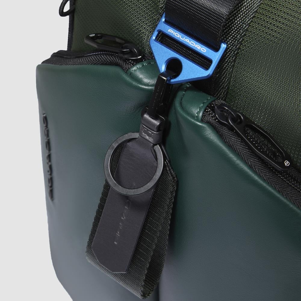 Travel backpack for 14-inch laptop PIQUADRO Green