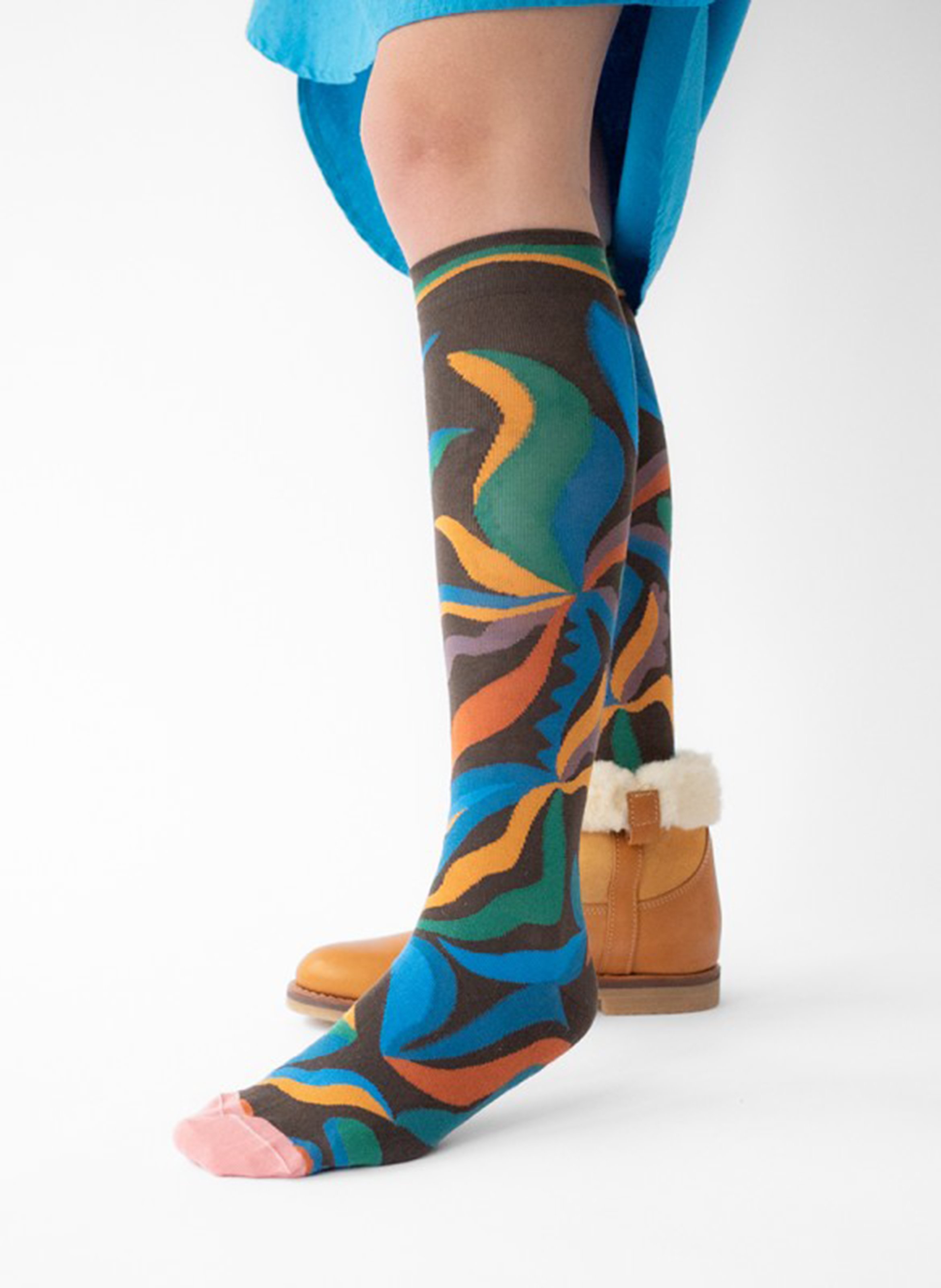 Chaussettes en coton mélangé imprimé BONNE MAISON Multicolore