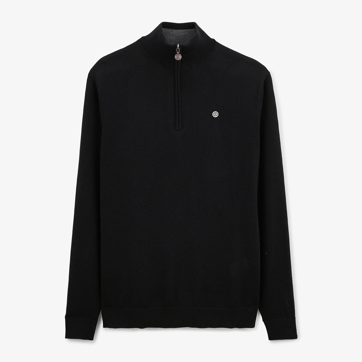 Sweater with trucker collar SERGE BLANCO Black