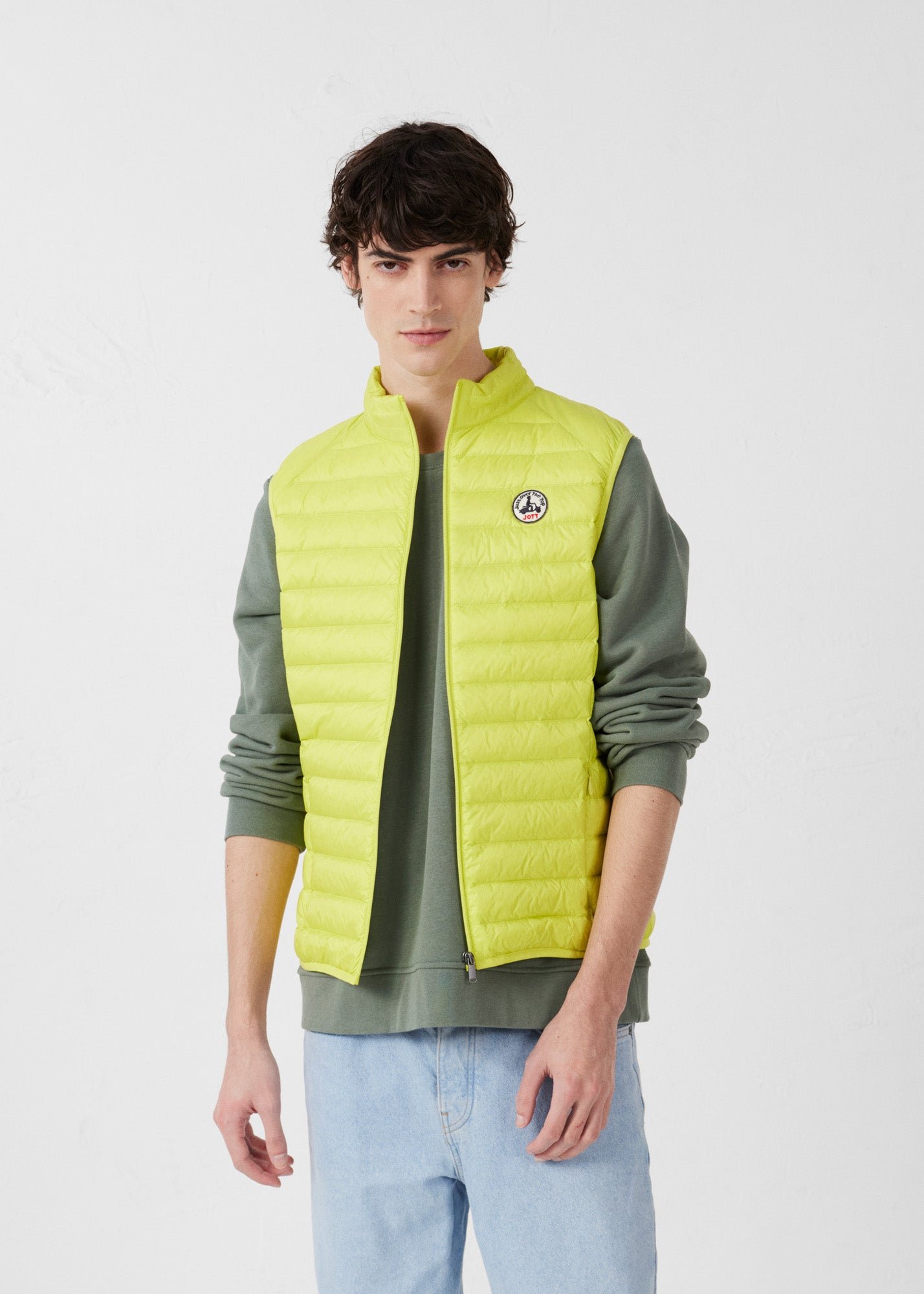 Sleeveless puffer jacket Tom JOTT Yellow