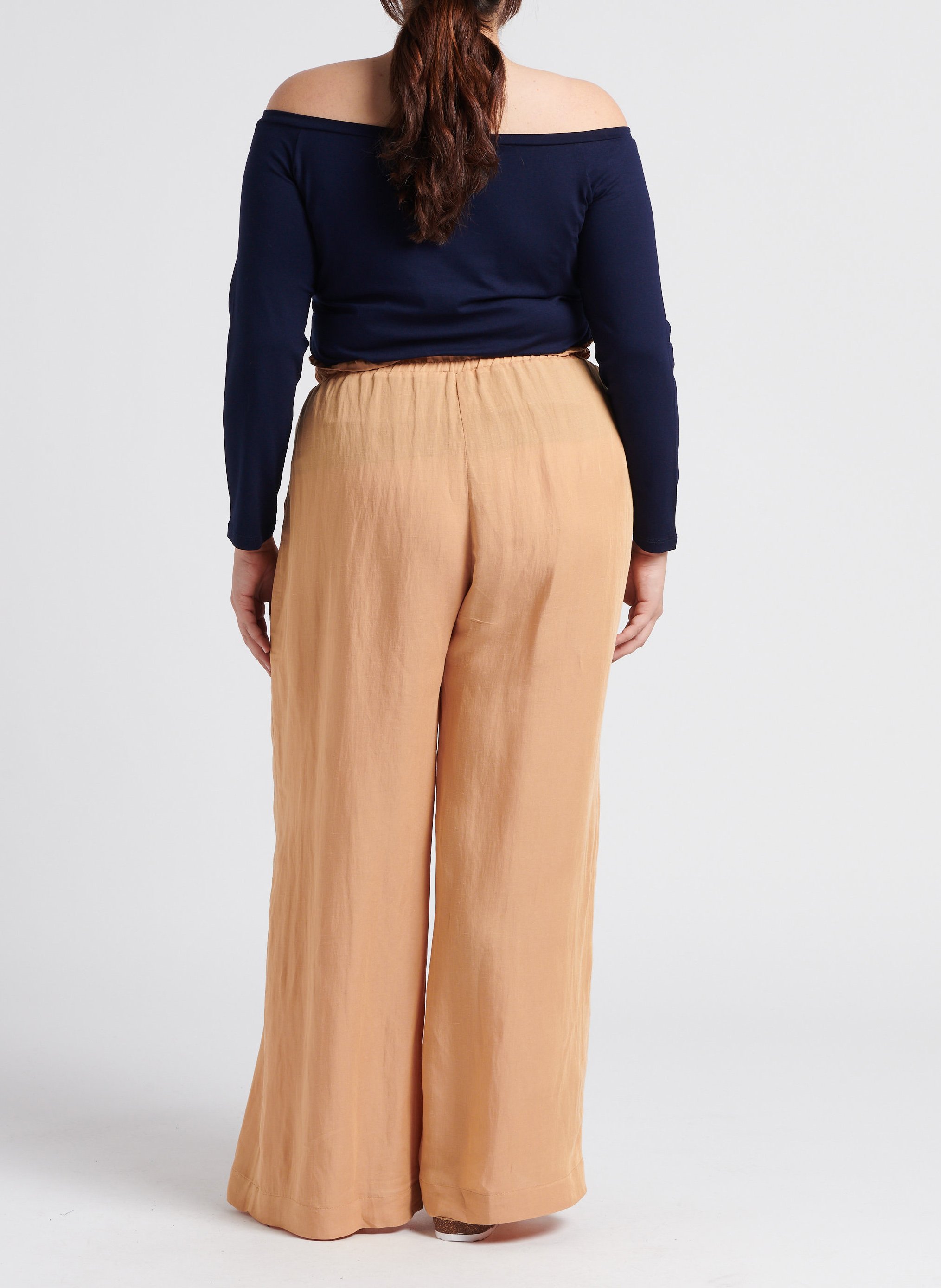 Pantalon large  MAT FASHION Beige