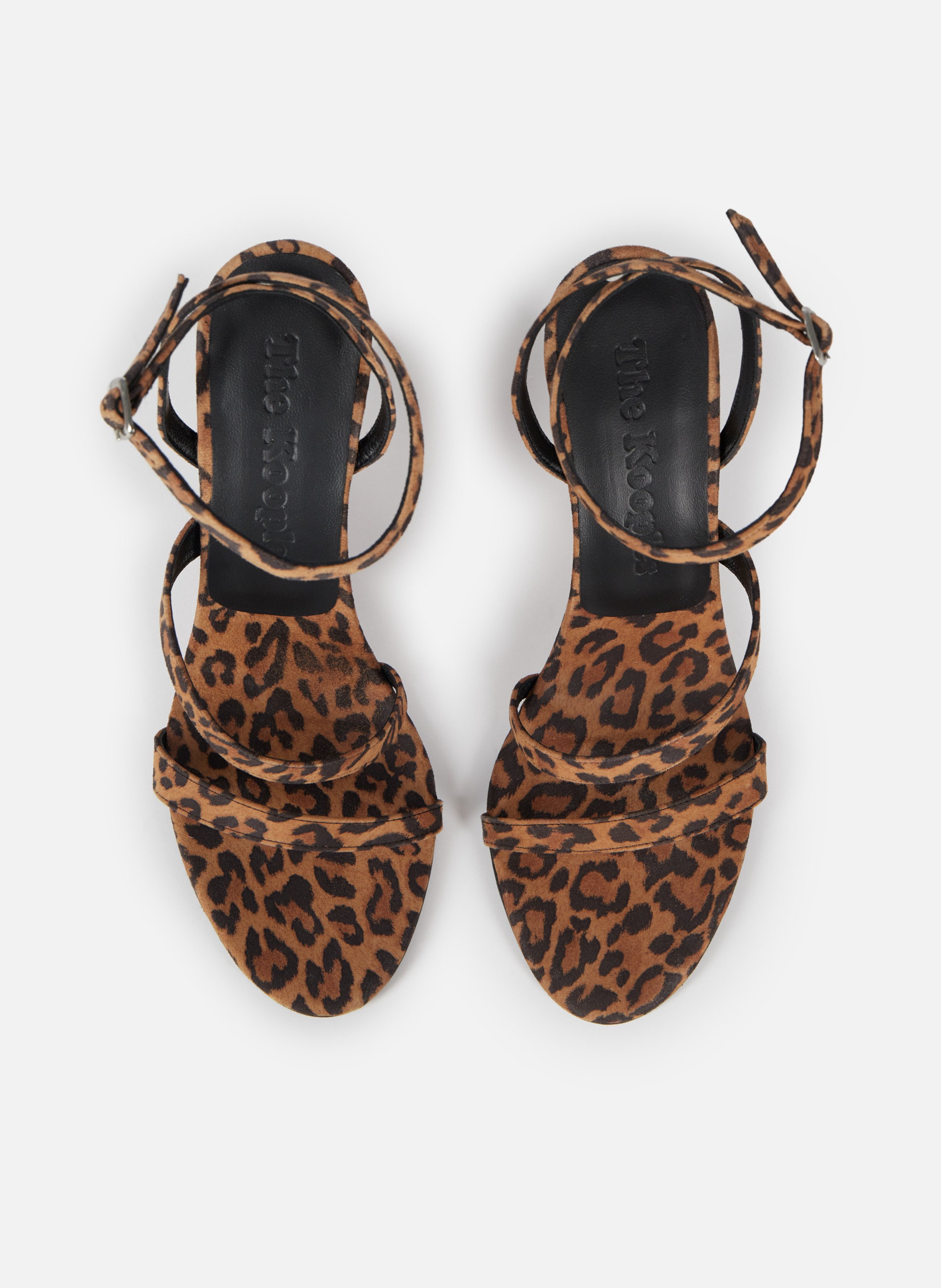 Wedge Heel Pony Hair Sandals THE KOOPLES Multicolored