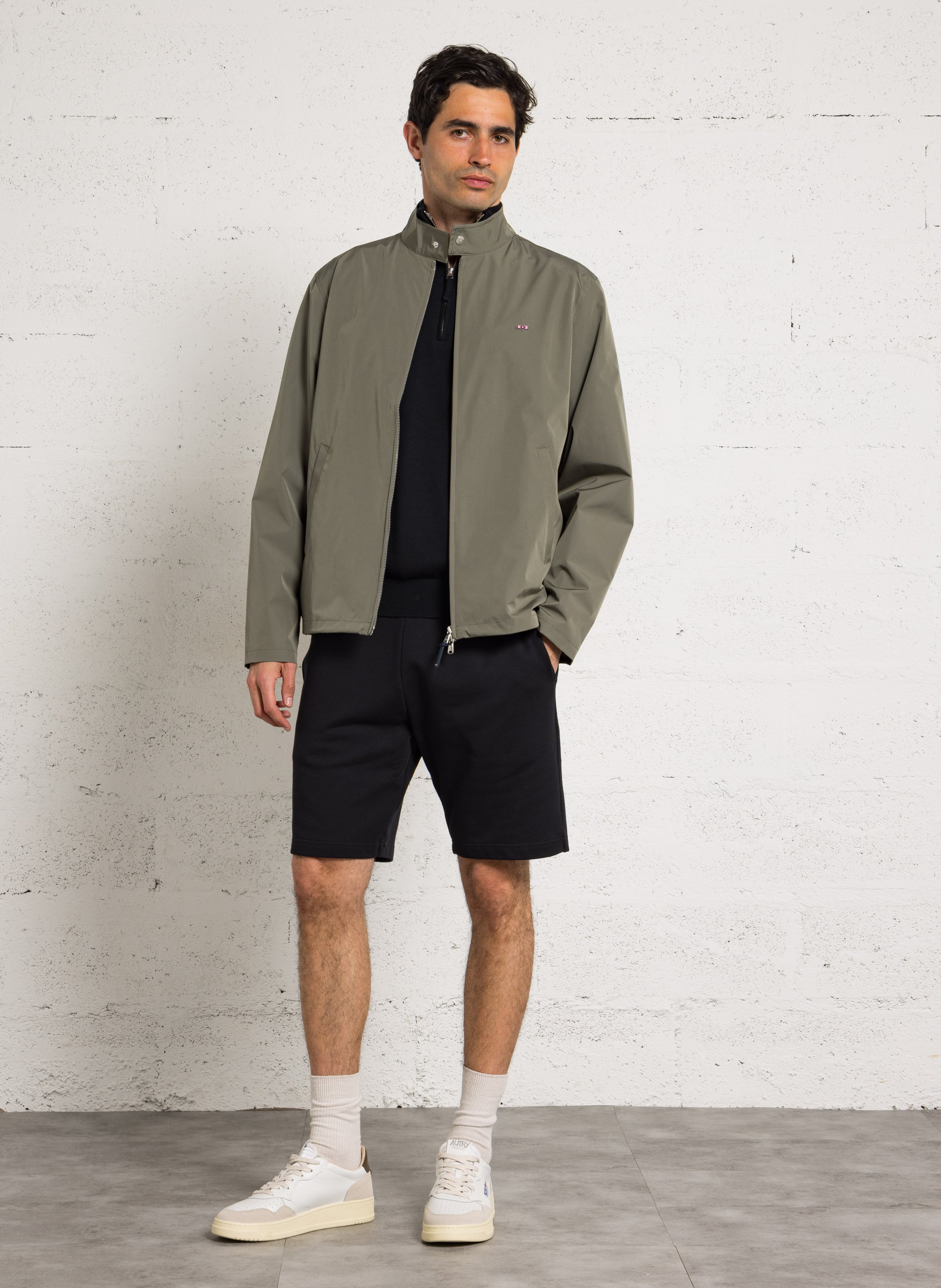 Blouson droit col montant EDEN PARK Kaki