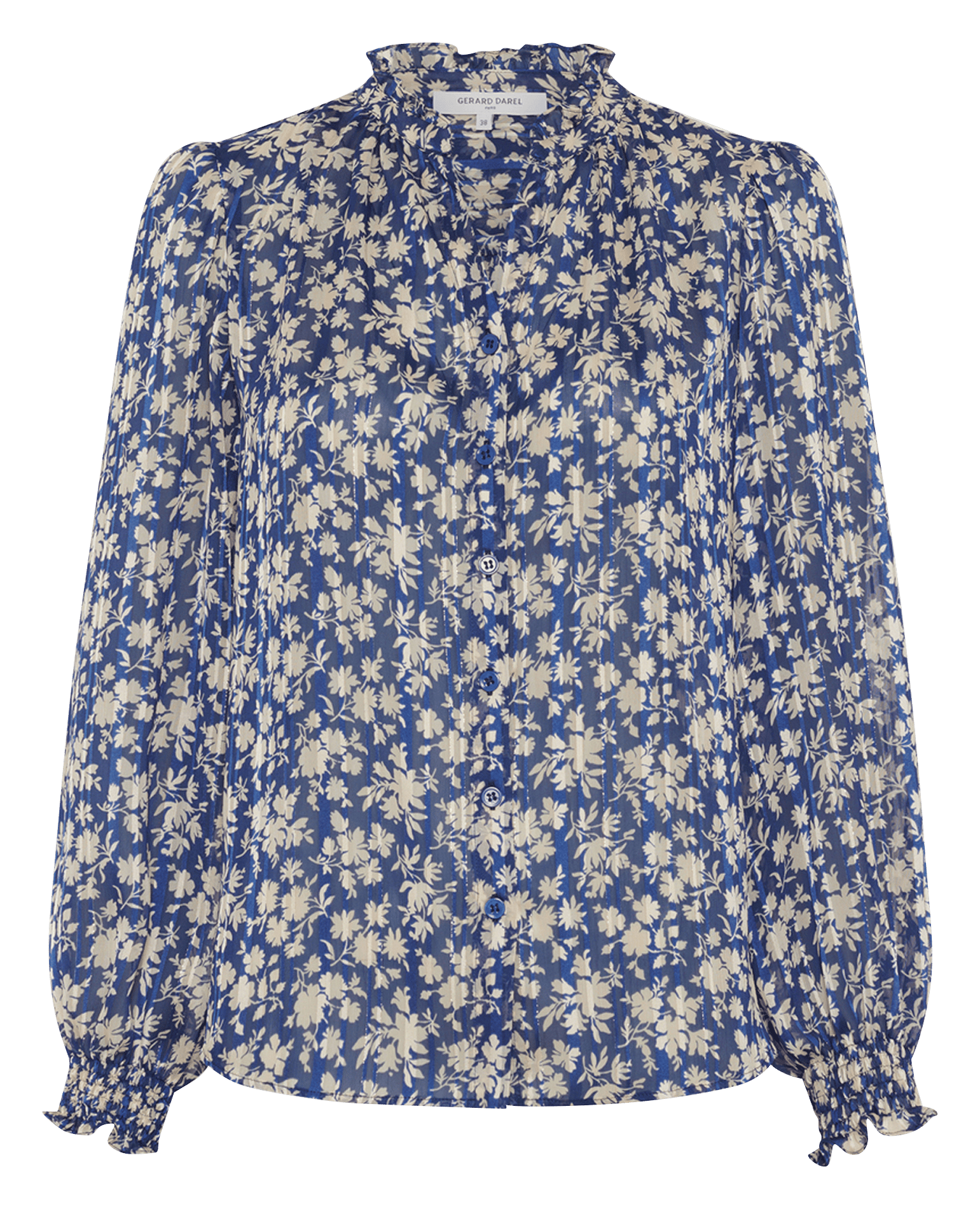 Chemise col montant  GERARD DAREL Bleu