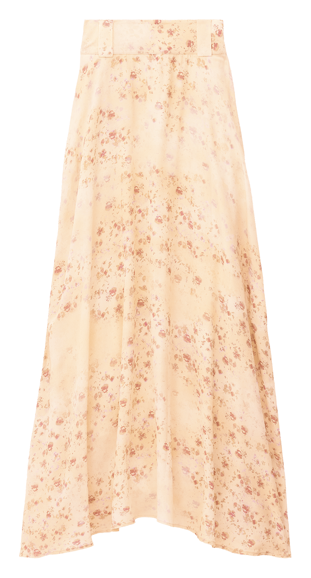 Lange, gerende rok BA&SH Beige