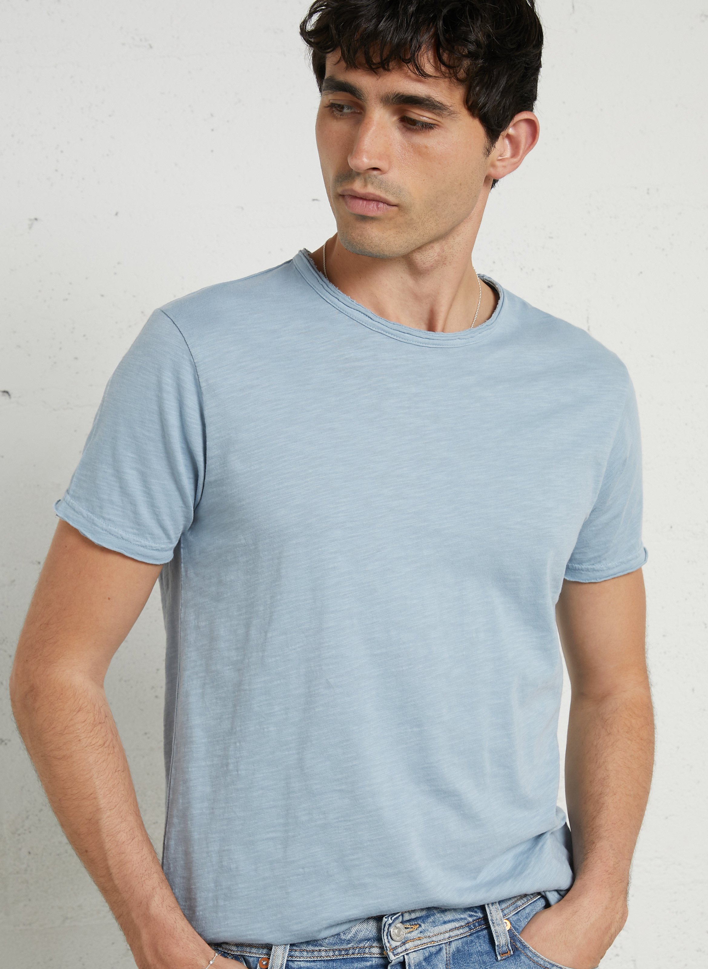 T-shirt met korte mouwen in effen kleur LE TEMPS DES CERISES