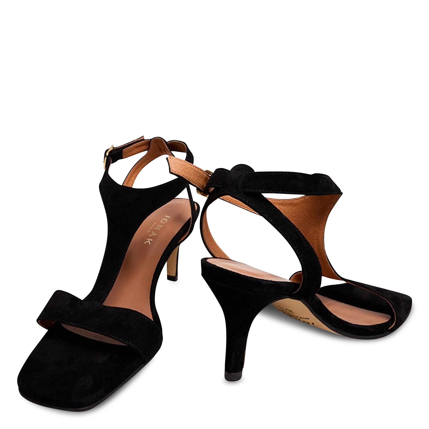 Caflo - Hohe Wildledersandalen JONAK Schwarz