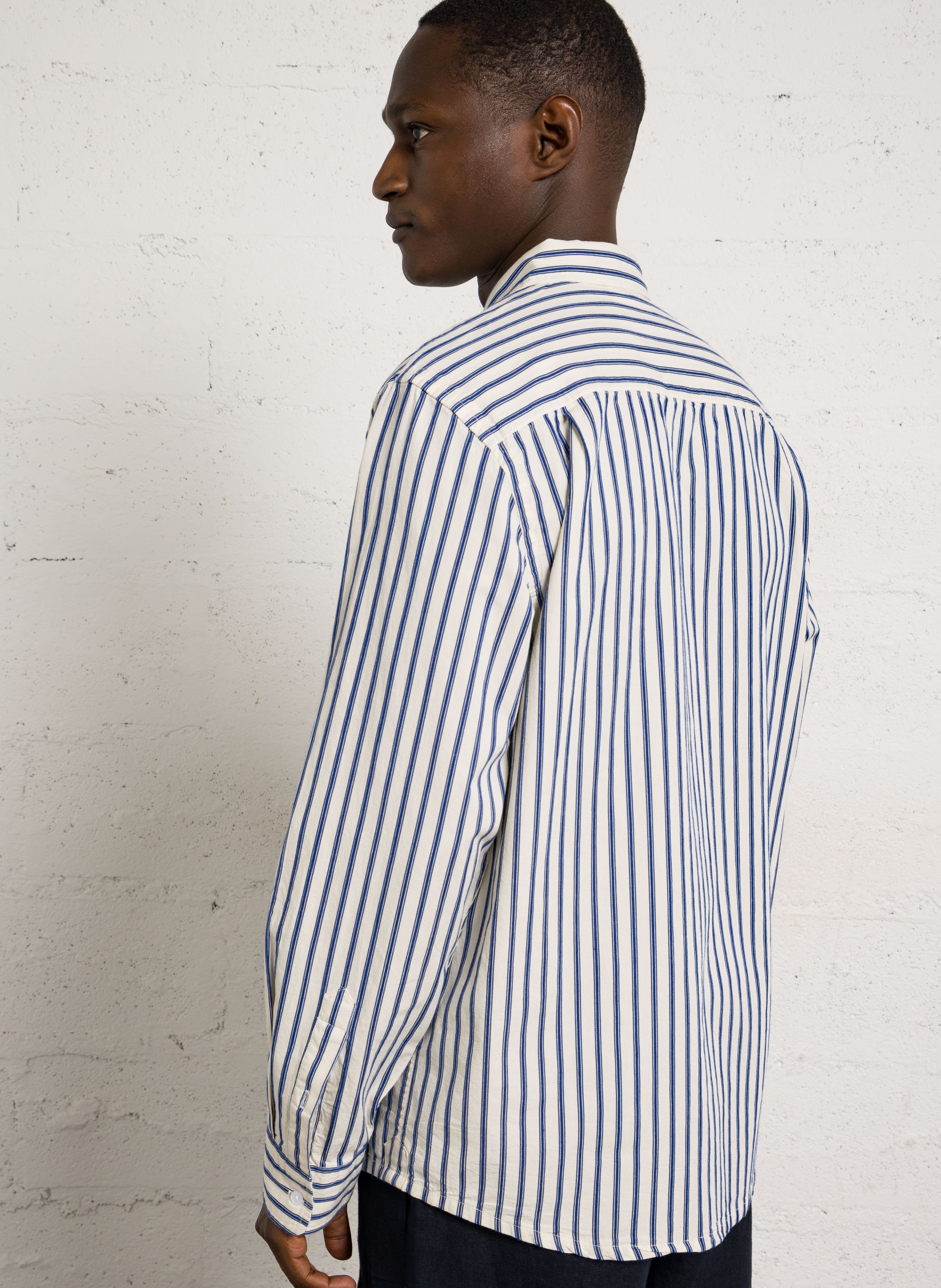 Chemise oversize col classique en coton rayé MINIMUM Multicolore