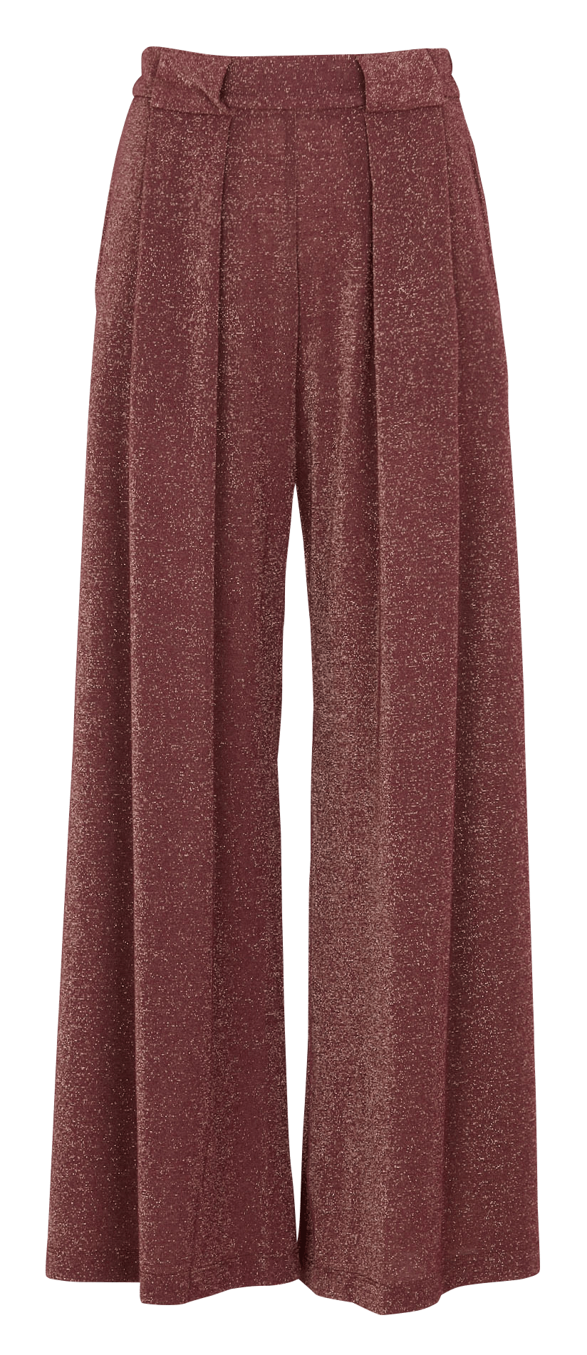 High-waisted wide-leg pants MOMONI Brown