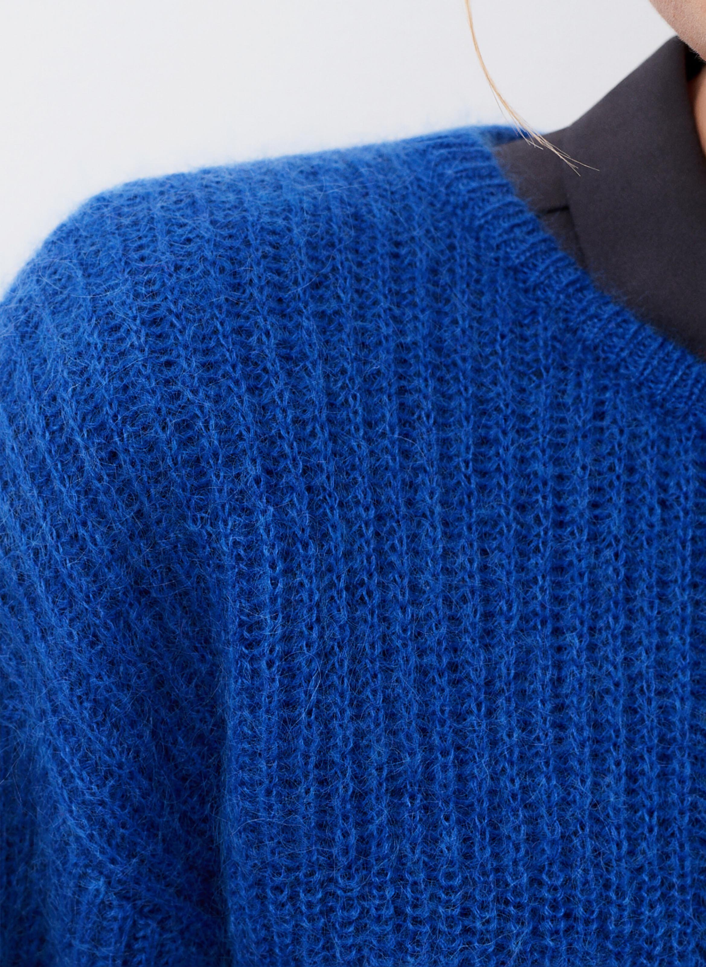Straight round neck sweater CAROLL Blue