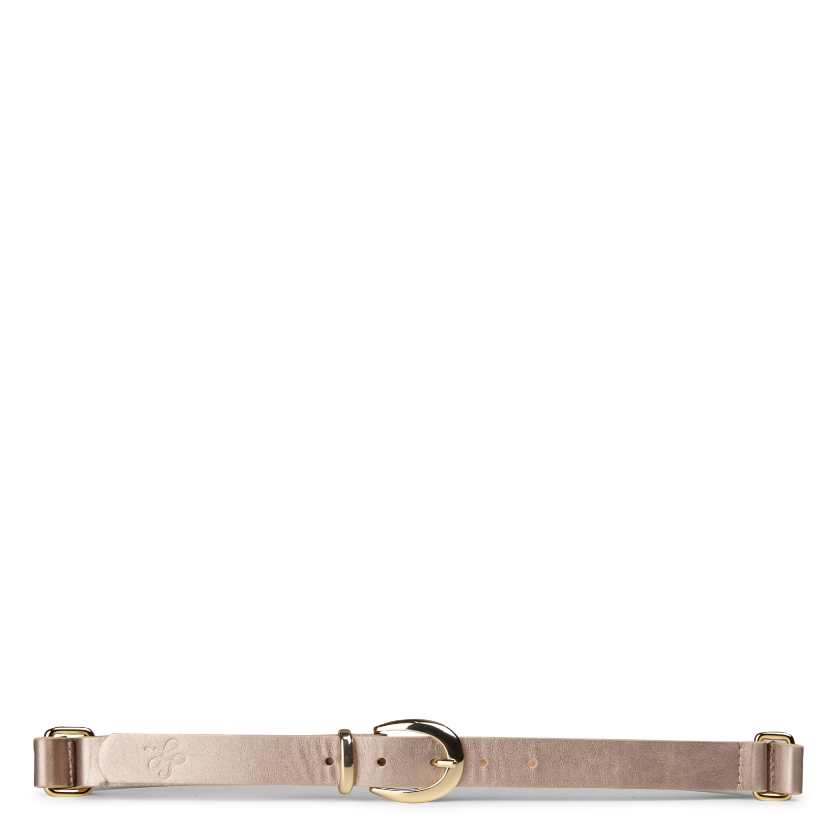 Leather-blend belt LA FEE MARABOUTEE Golden