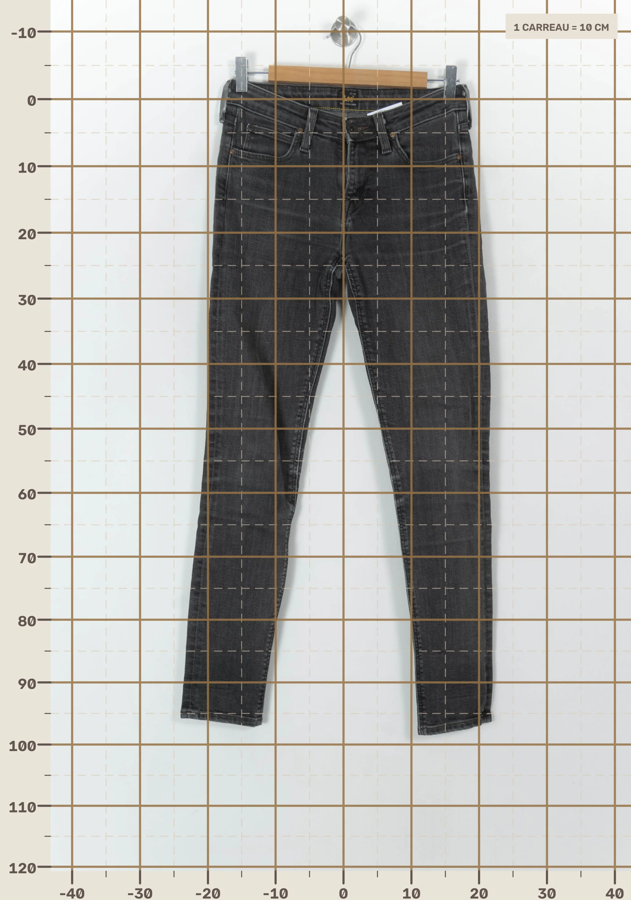 Jeans LEE - Seconde Main Grey