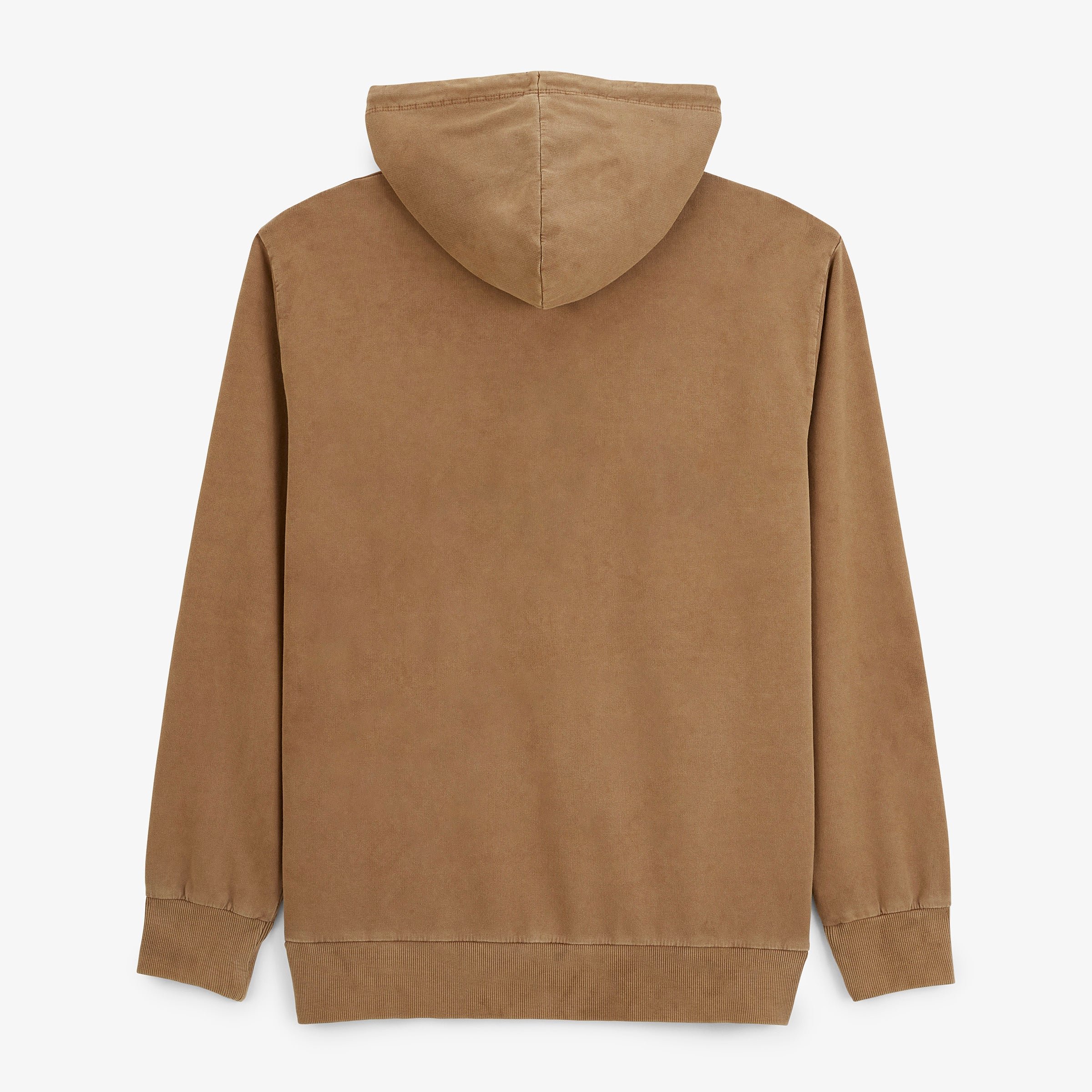 Washed hoodie SERGE BLANCO Brown