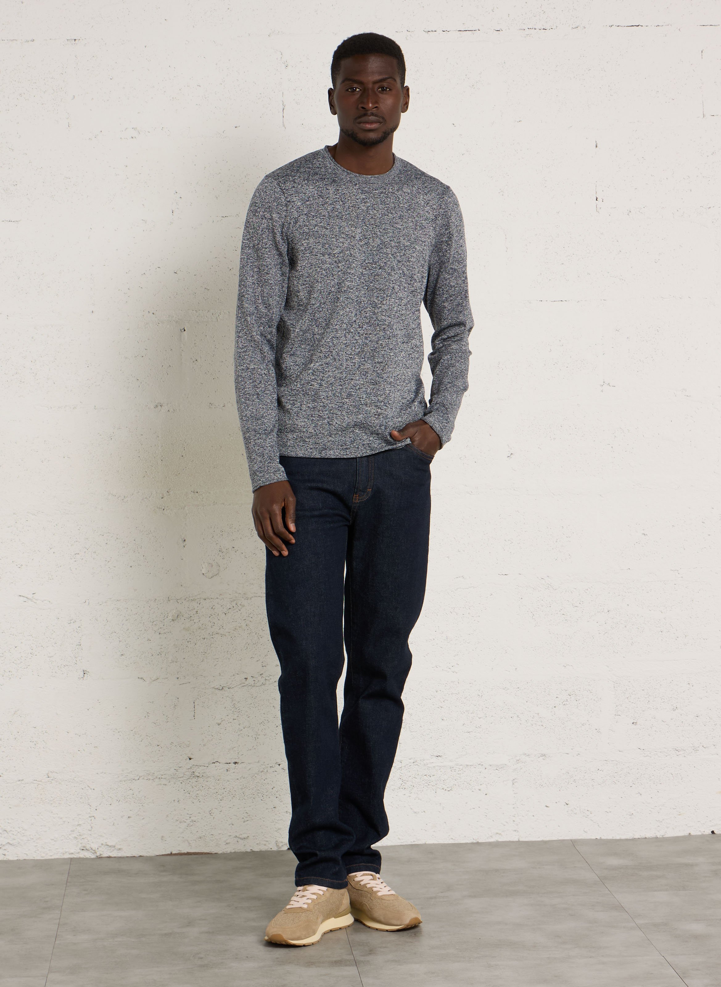 Gerade geschnittene, angepasste Jeans aus Baumwollmischung ARMOR LUX Blau