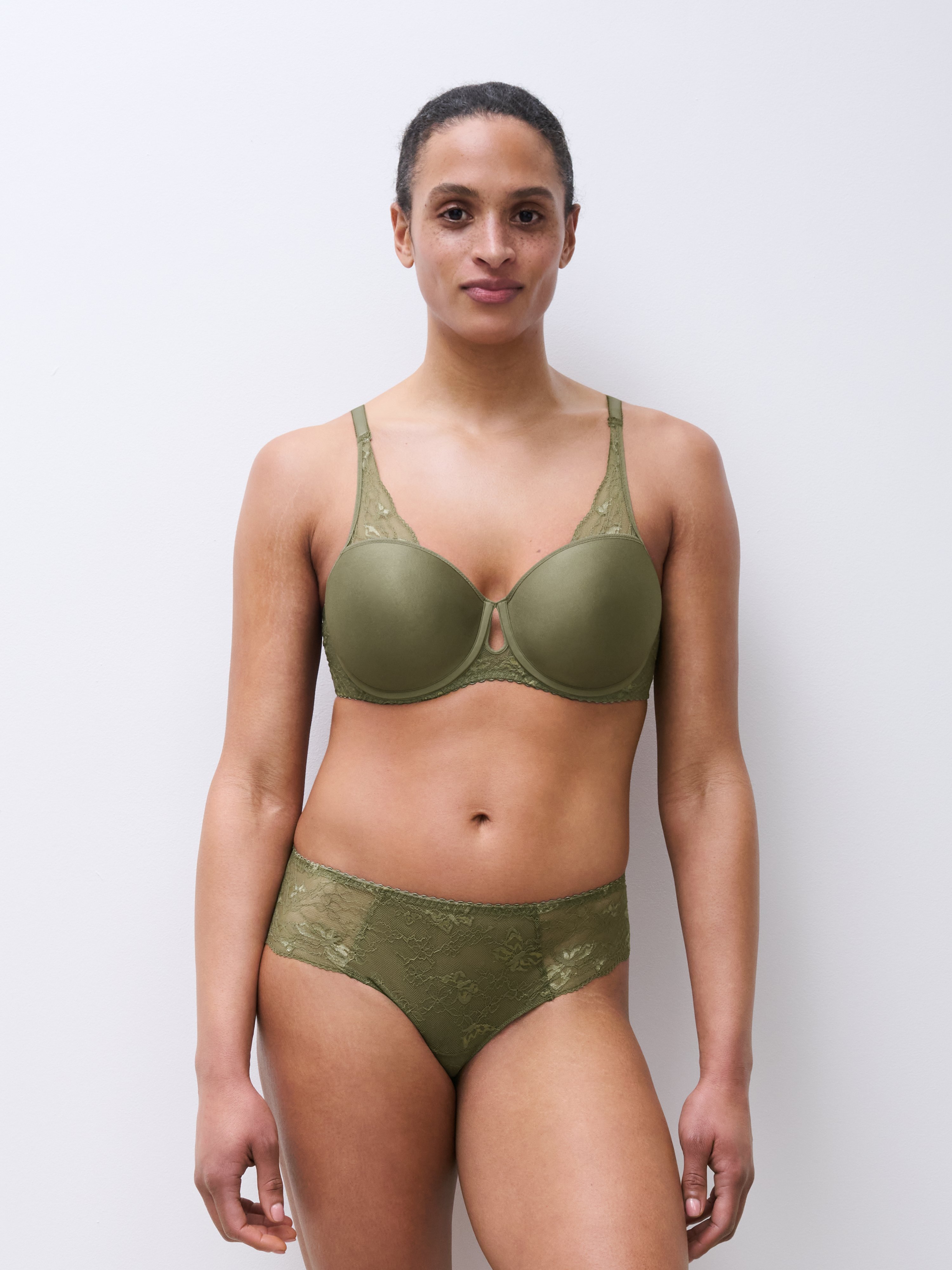 Memory foam half-cup bra | Green CHANTELLE PULP Women