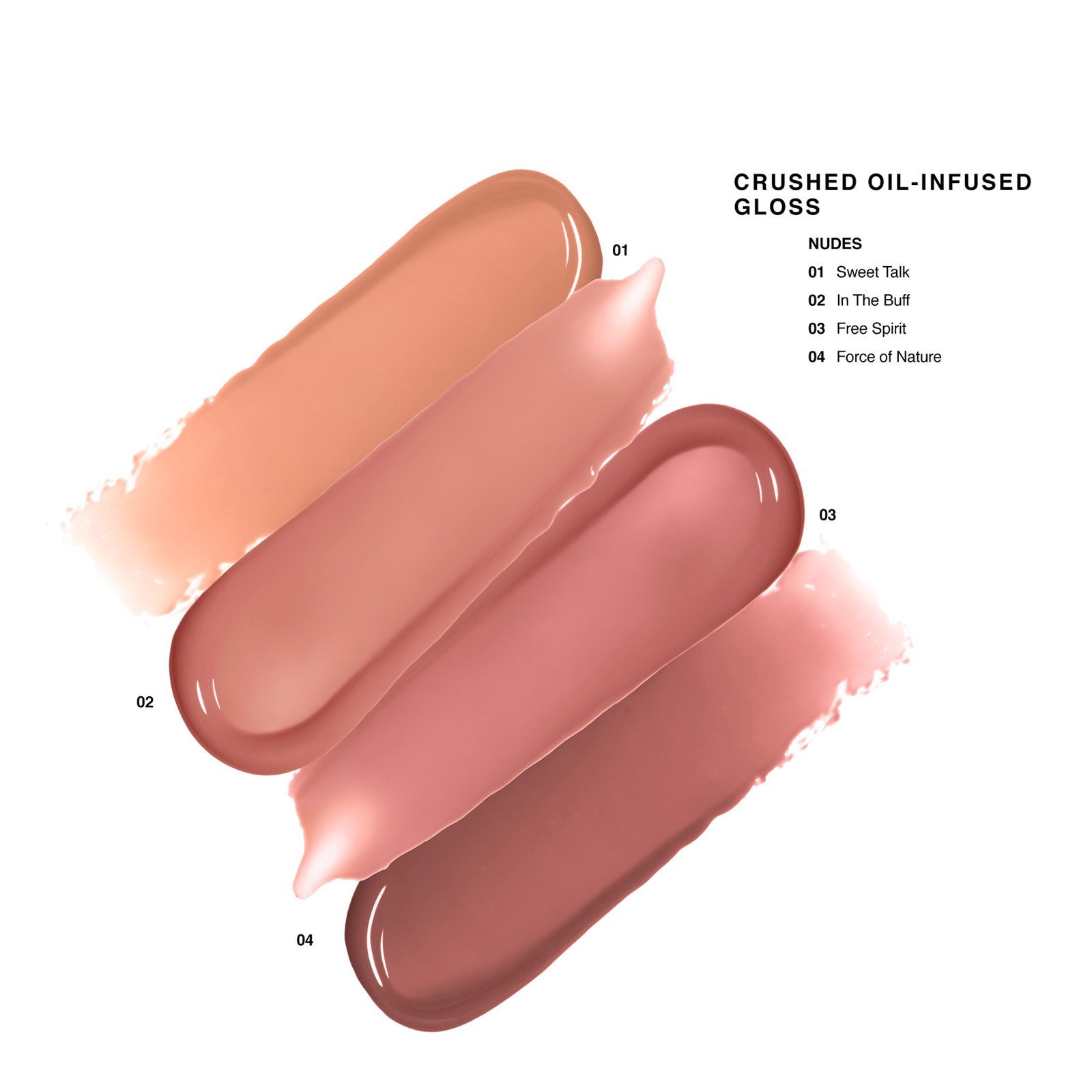 Crushed Oil-Infused Gloss - Lippgloss BOBBI BROWN In the buff