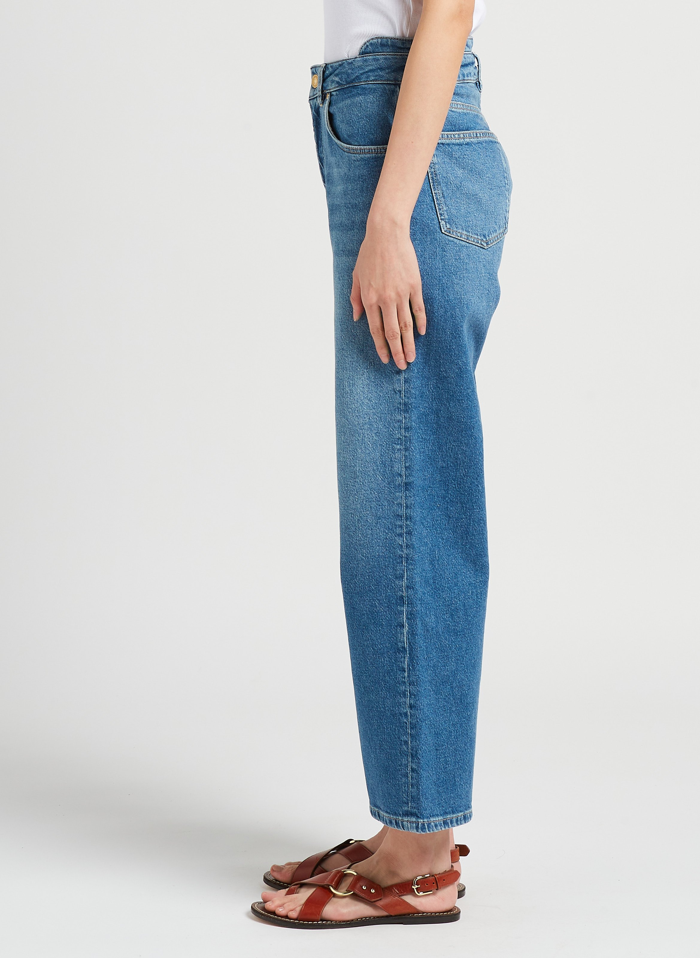 Wideleg Cottonblend Jeans Dnm B338 Reiko Women Place des Tendances