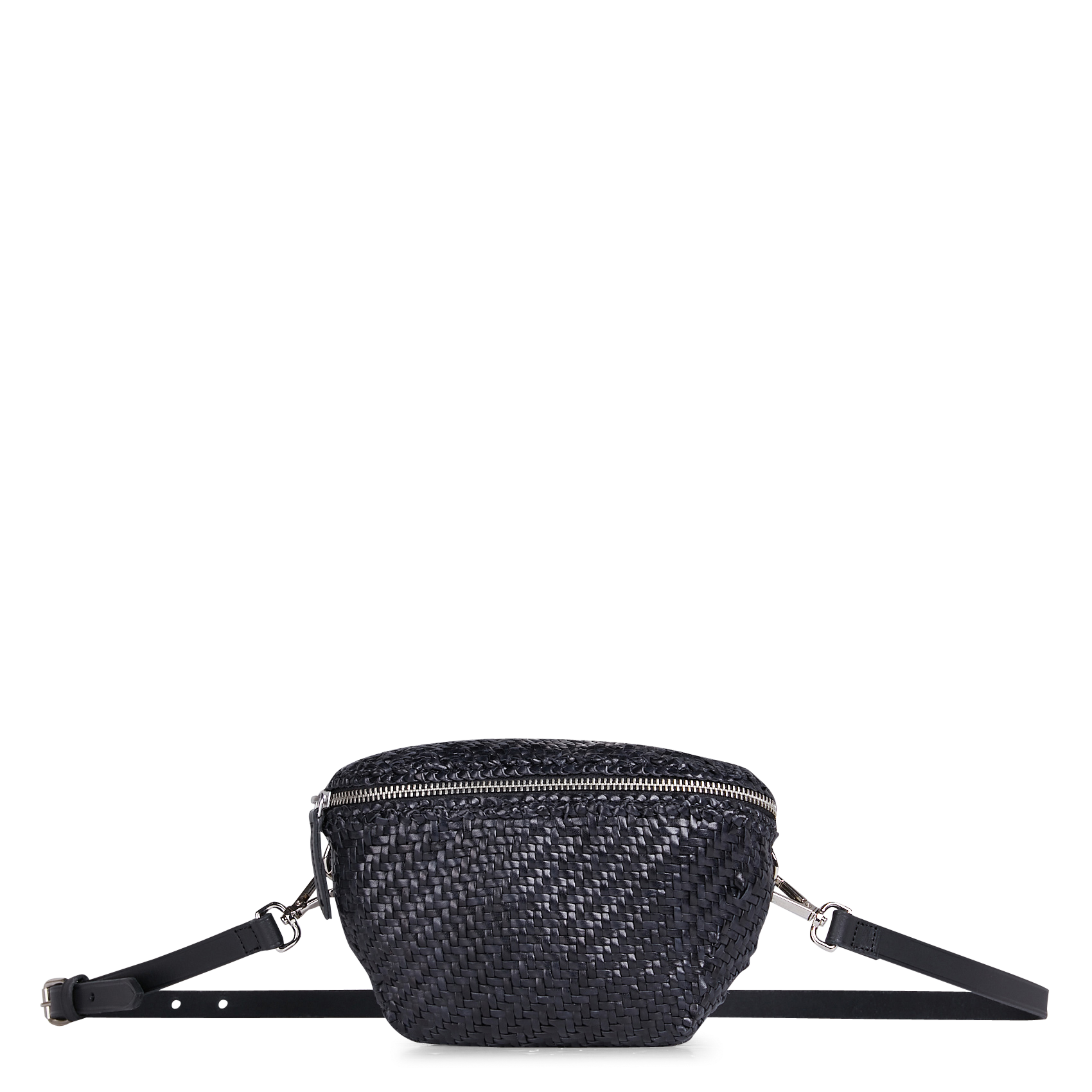 Sac banane en cuir tressé DRAGON DIFFUSION