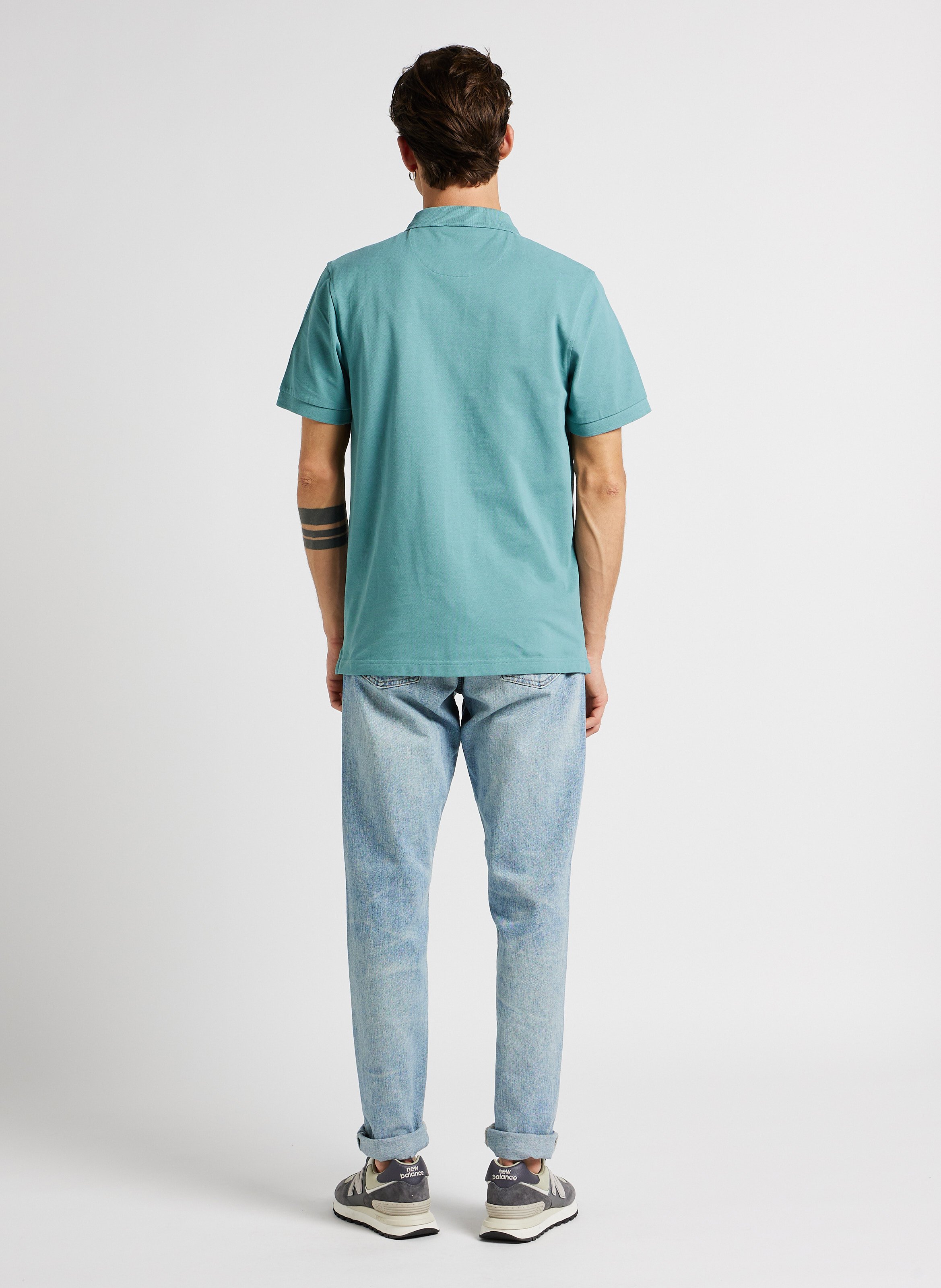 Tapered cotton jeans EDWIN Blue