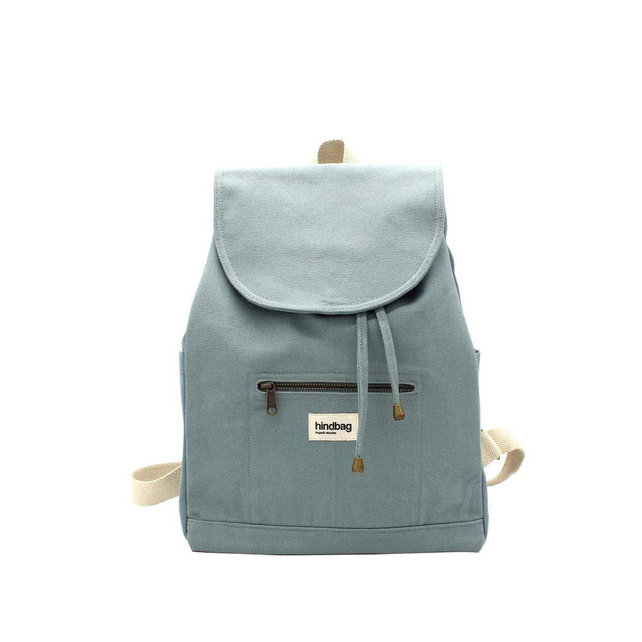 Cotton backpack ELIOT Sauge