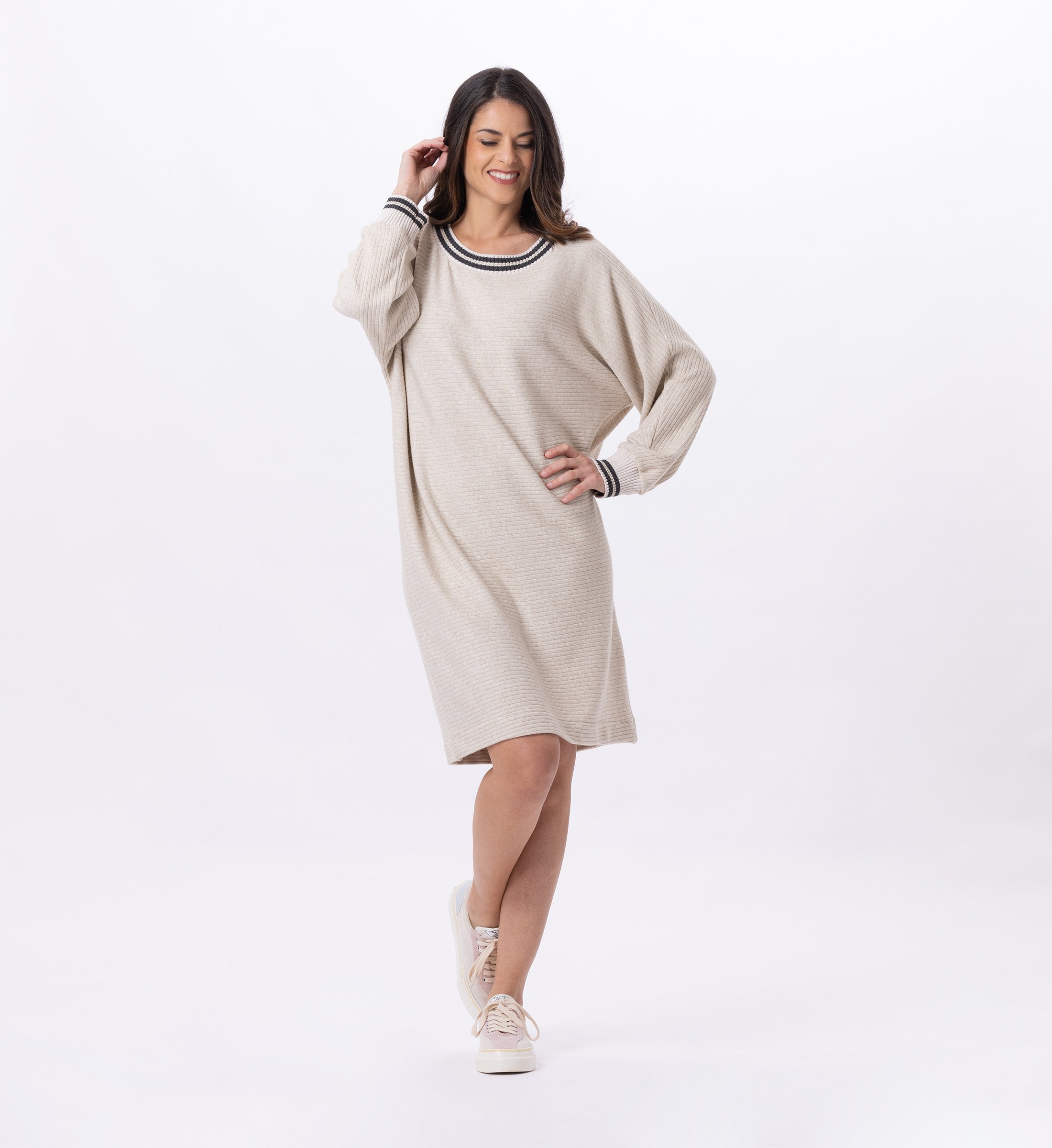 Knit dress LE CHAT Beige
