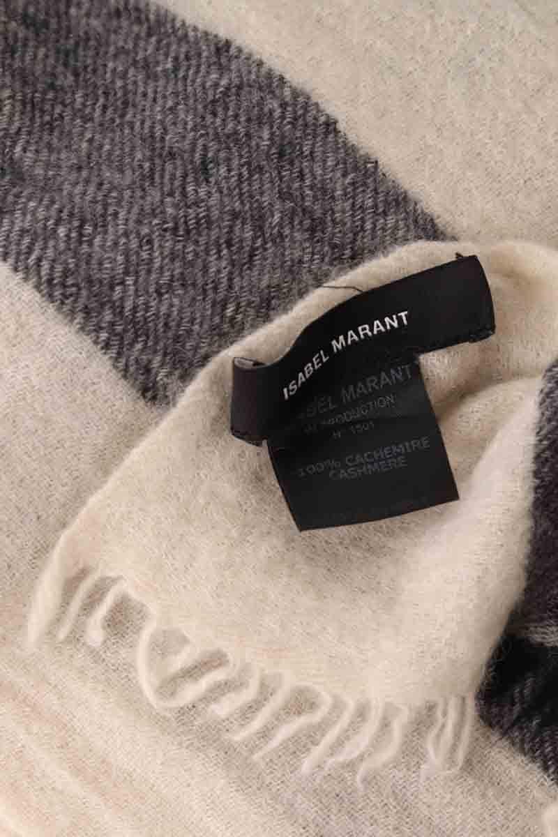 Écharpe en cachemire ISABEL MARANT - Seconde Main Blanc