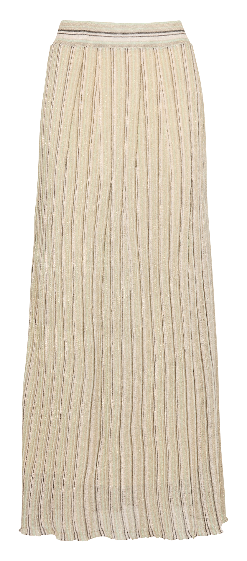 Long skirt with sequin trim MOMONI Beige