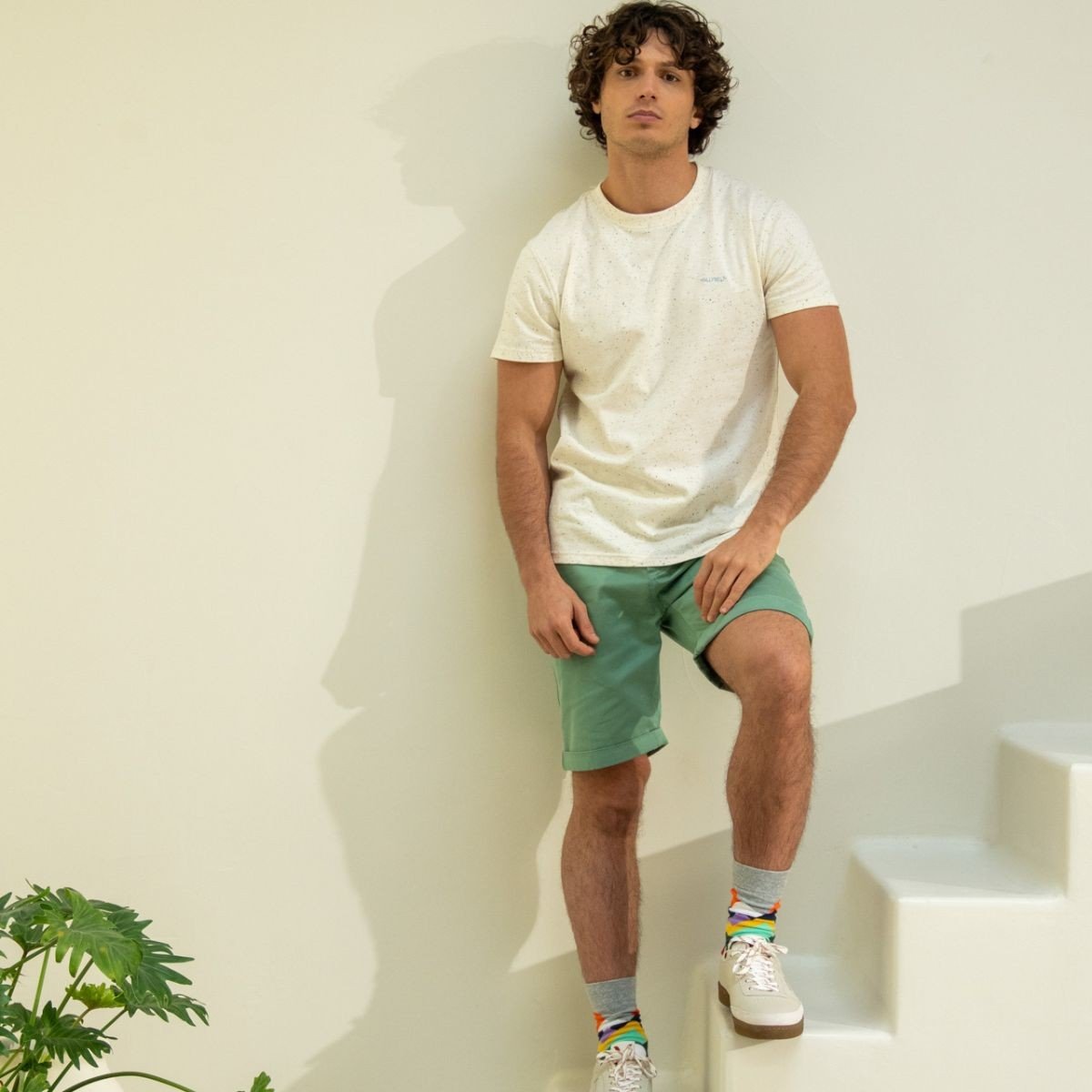 Organic cotton shorts Green