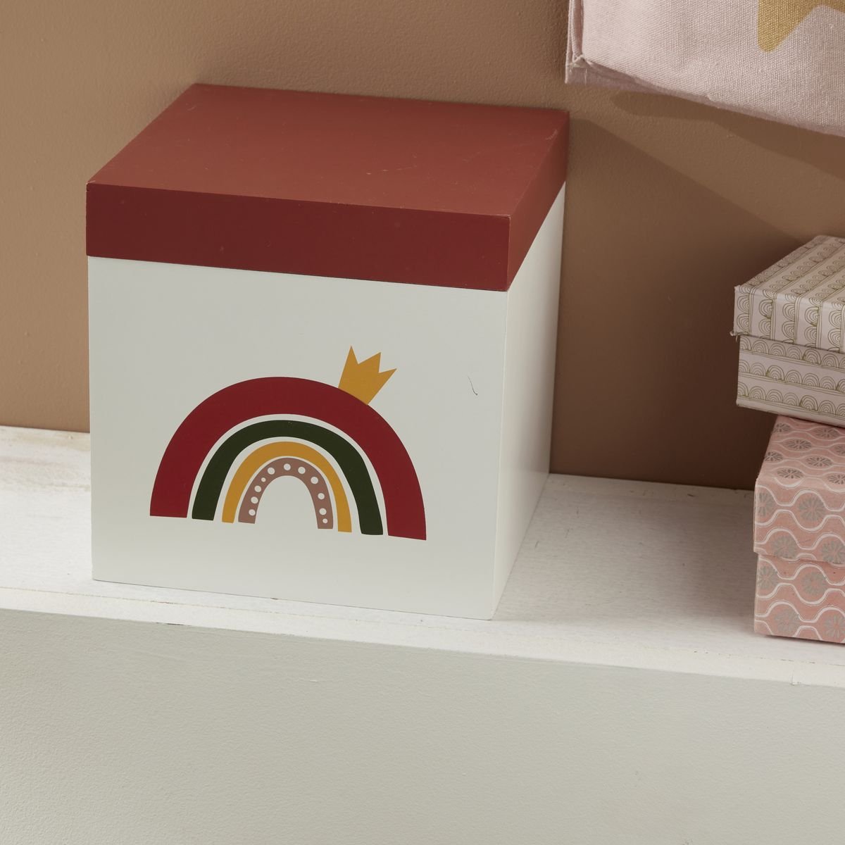 MDF storage box FACTORY White