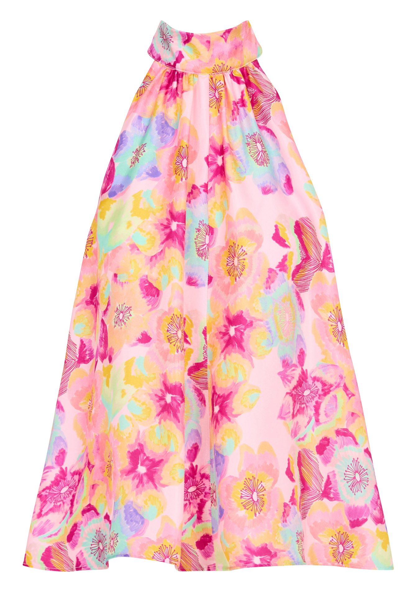 Top mit amerikanischem Ausschnitt aus Seide ELISE CHALMIN Rosa