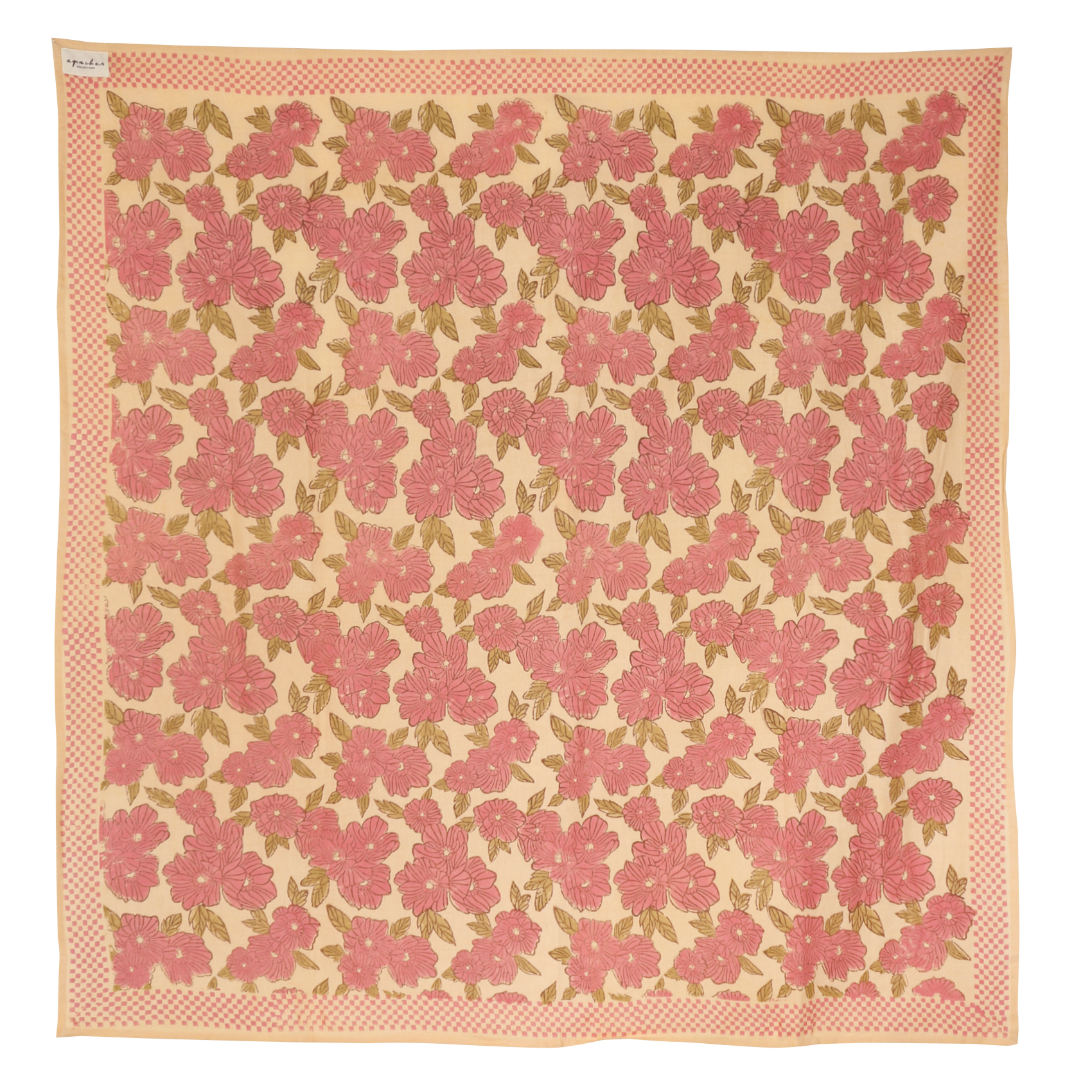 Foulard en coton  APACHES COLLECTIONS Beige