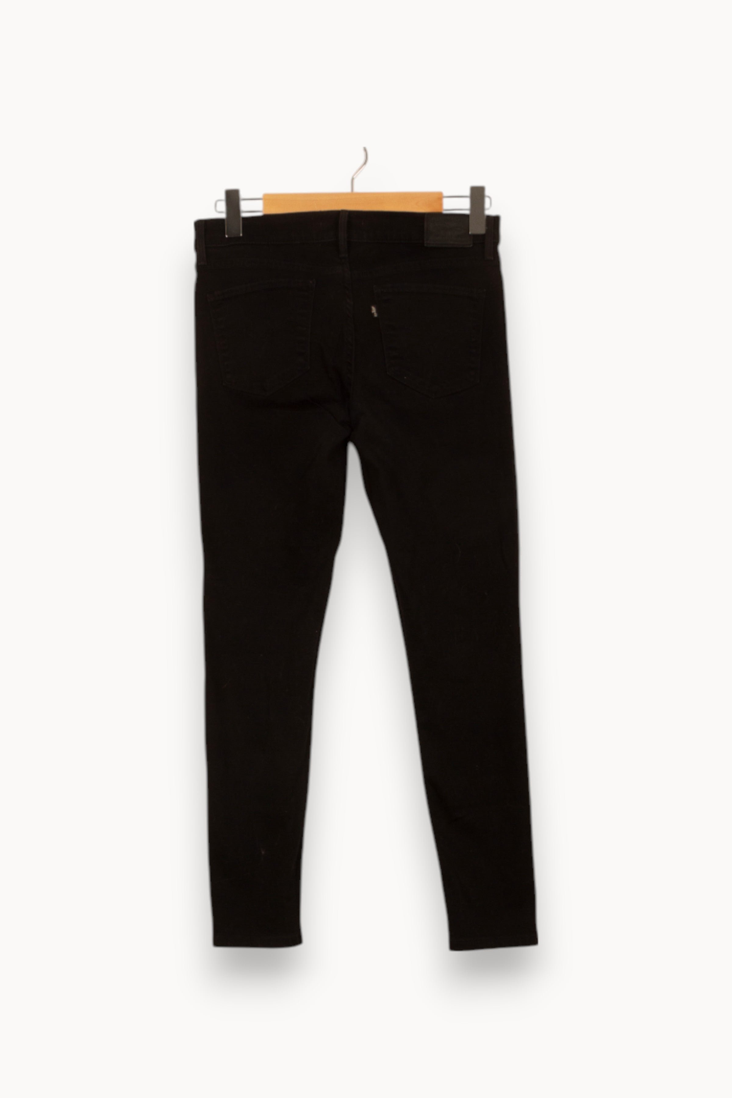Cropped slim jeans with studs LEVI'S - Seconde main Black