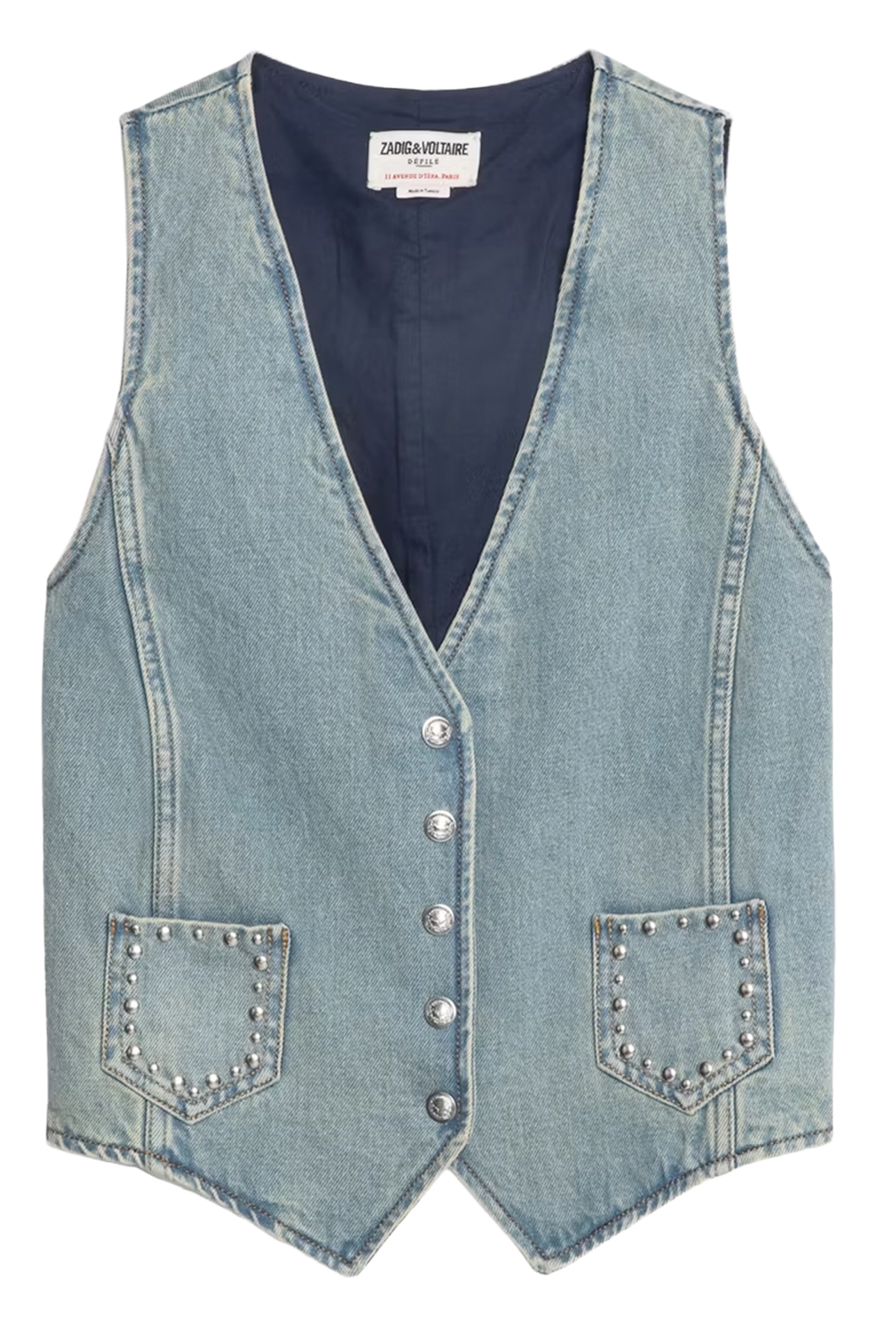 Denimweste ZADIG&VOLTAIRE Blau