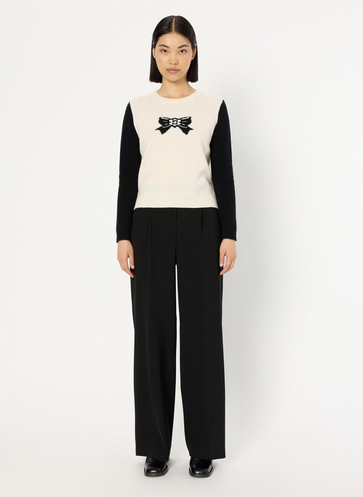 Gestreepte wollen trui GERARD DAREL Beige