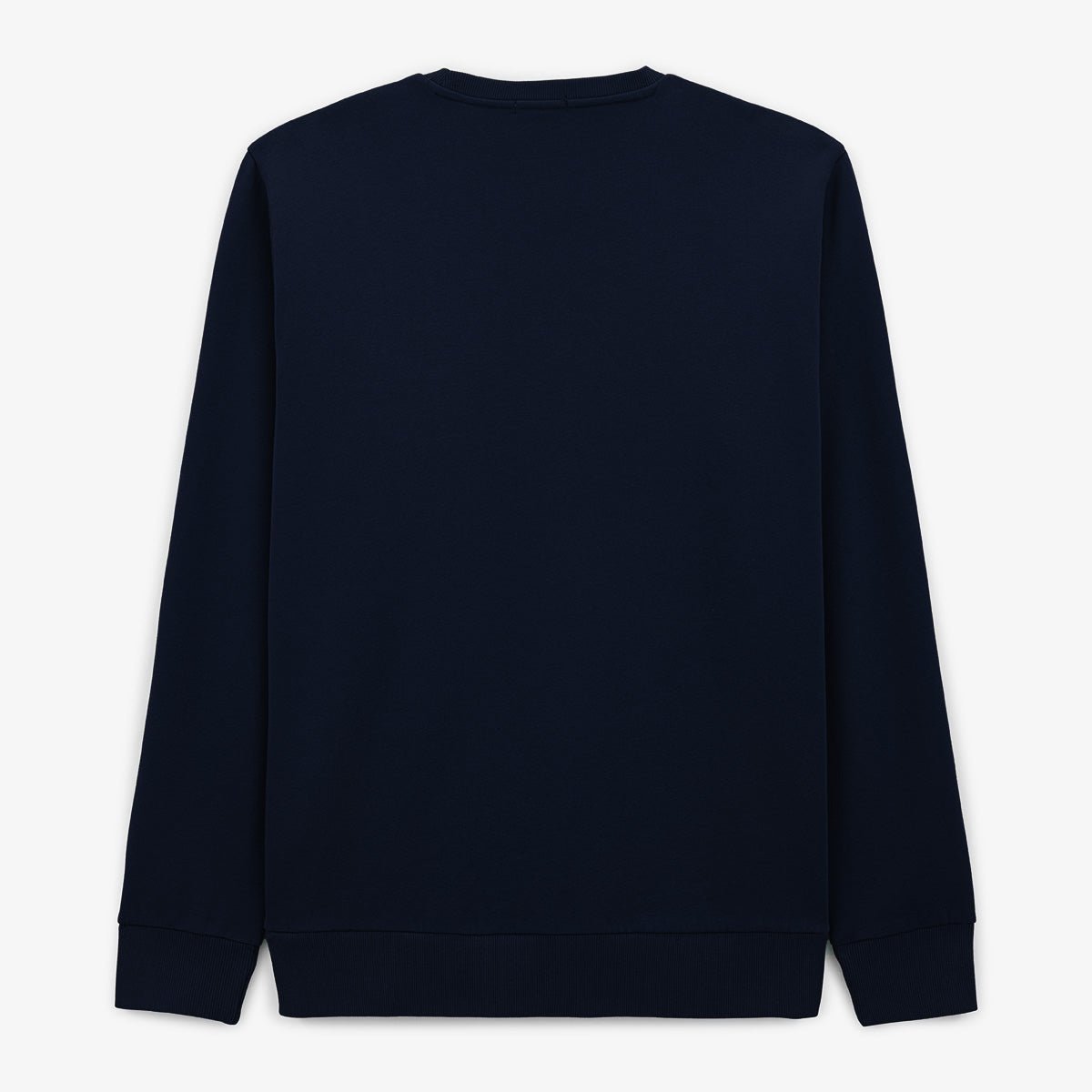 Plain round neck sweatshirt SERGE BLANCO Blue
