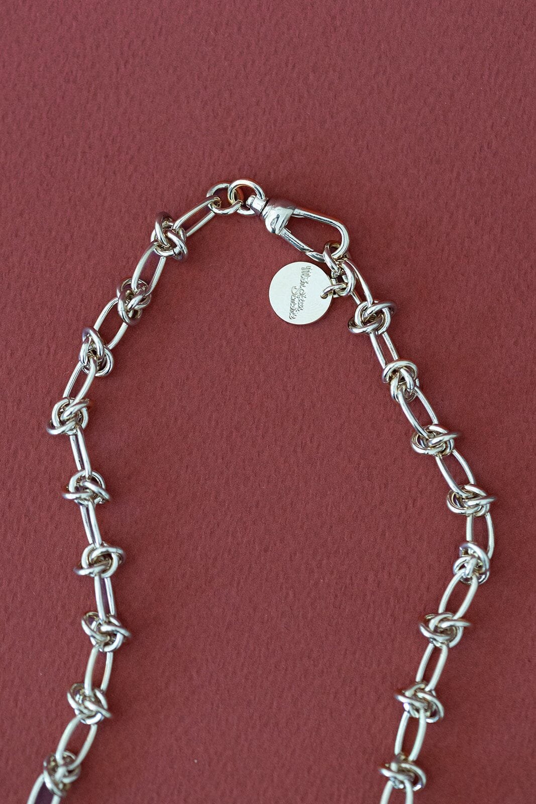 Silver plated necklace MONSIEUR SIMONE Silver