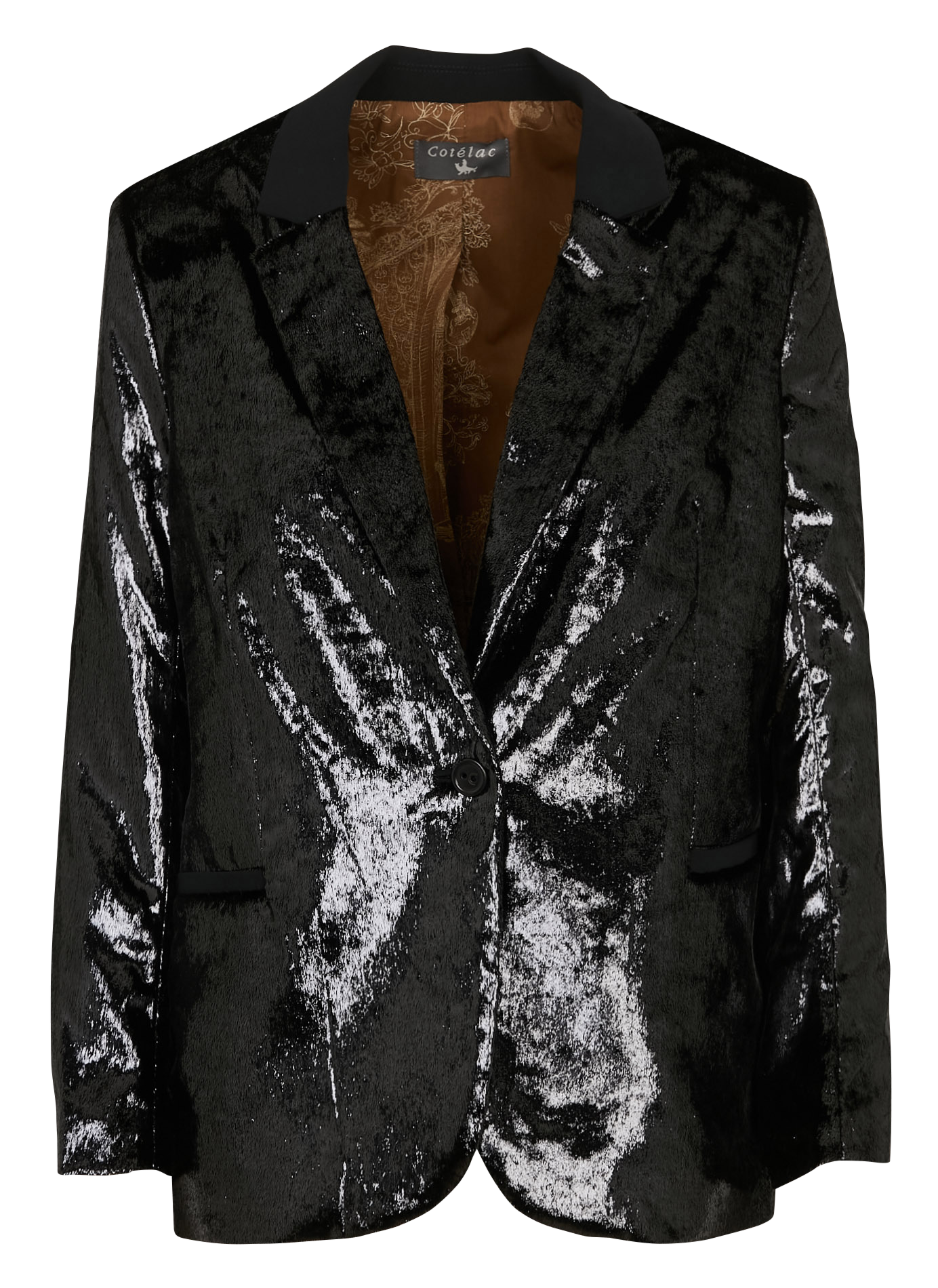 Veste col tailleur  COTELAC Noir