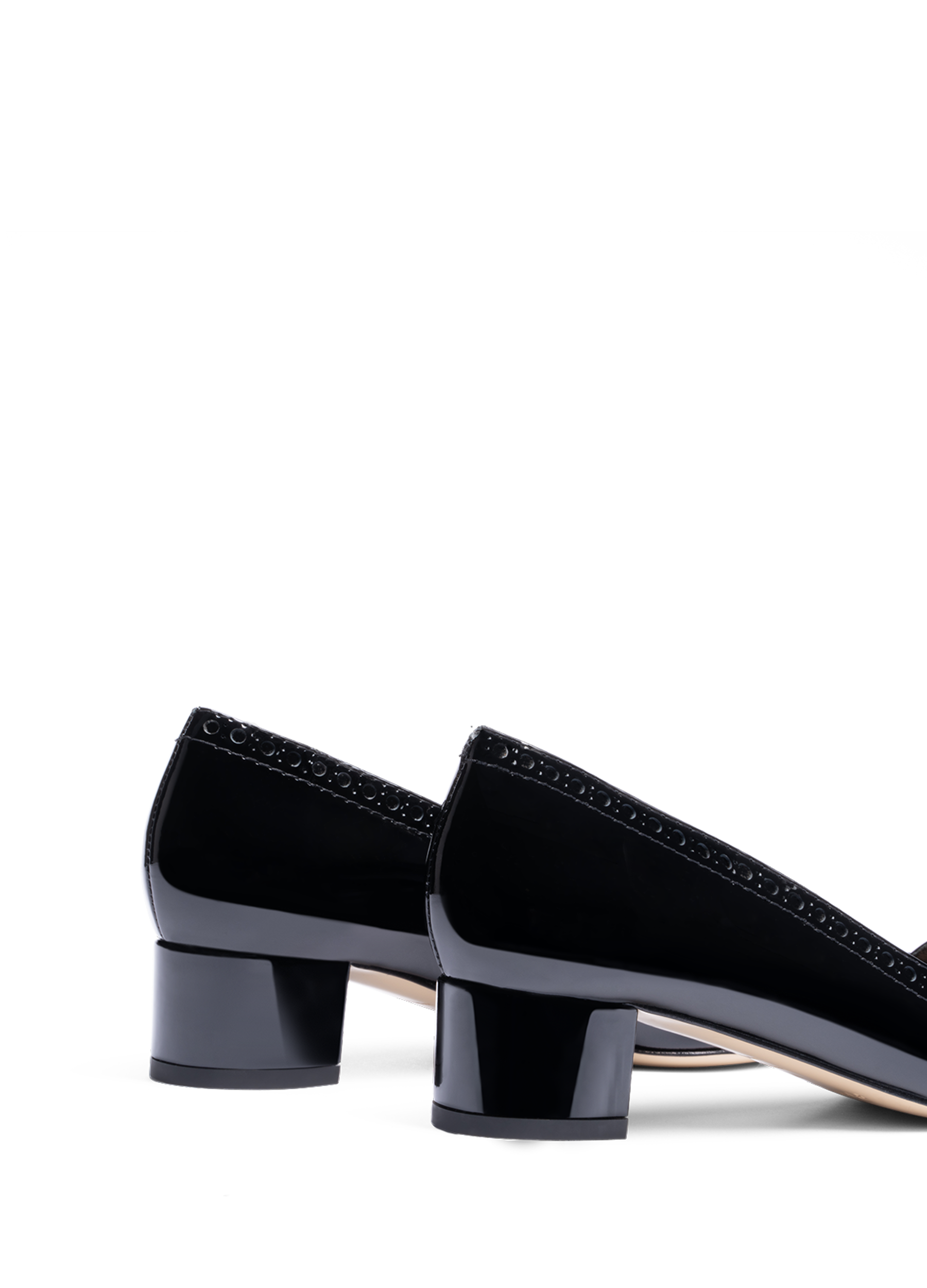 Black patent leather pumps PARALLELE PARIS Black
