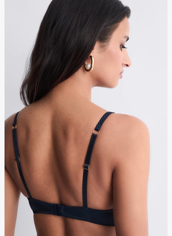 Architecture underwired triangle bra | Blue by AUBADE Architecture underwired triangle bra Blue