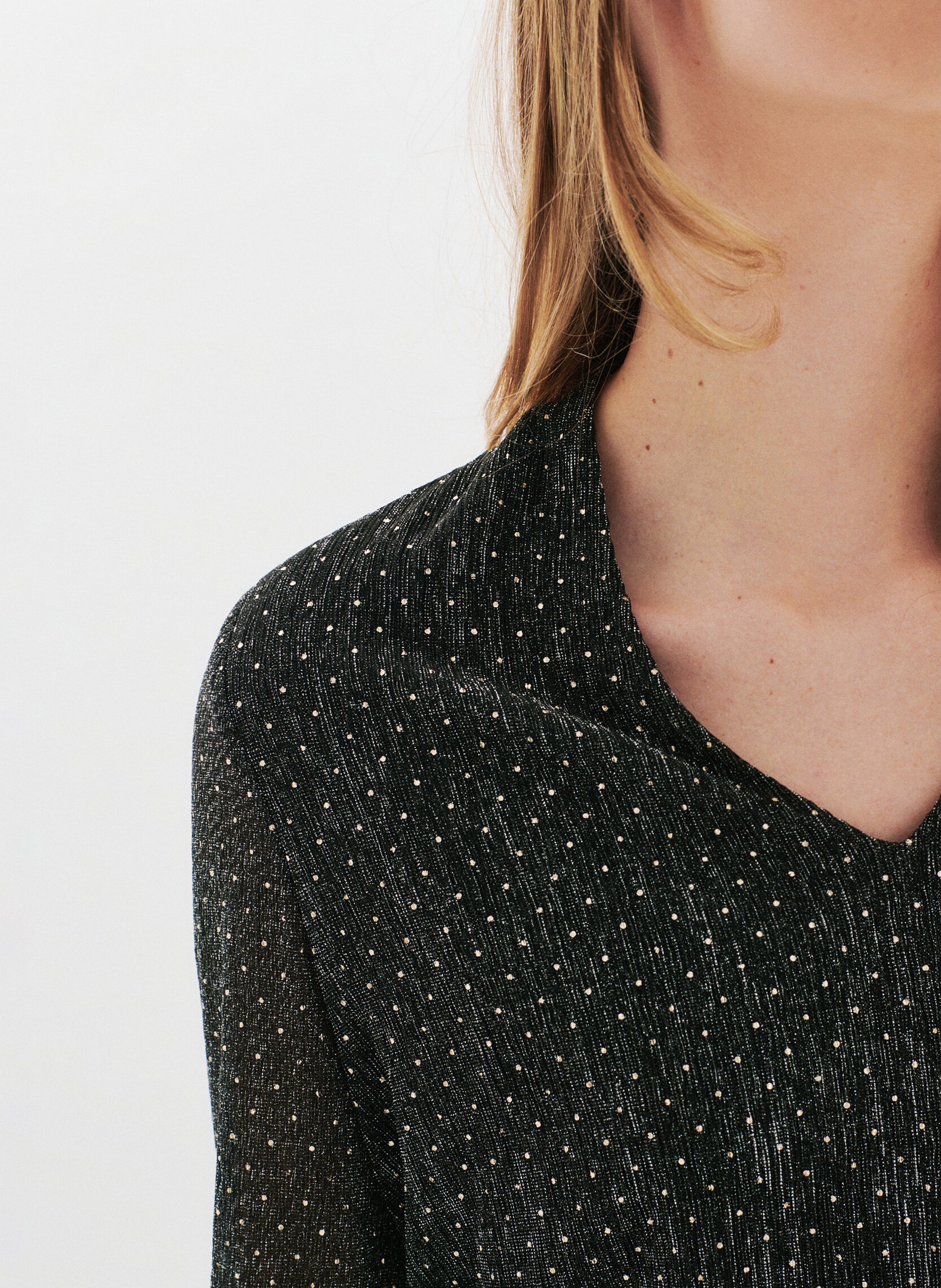 Pull col v  CAROLL Gris