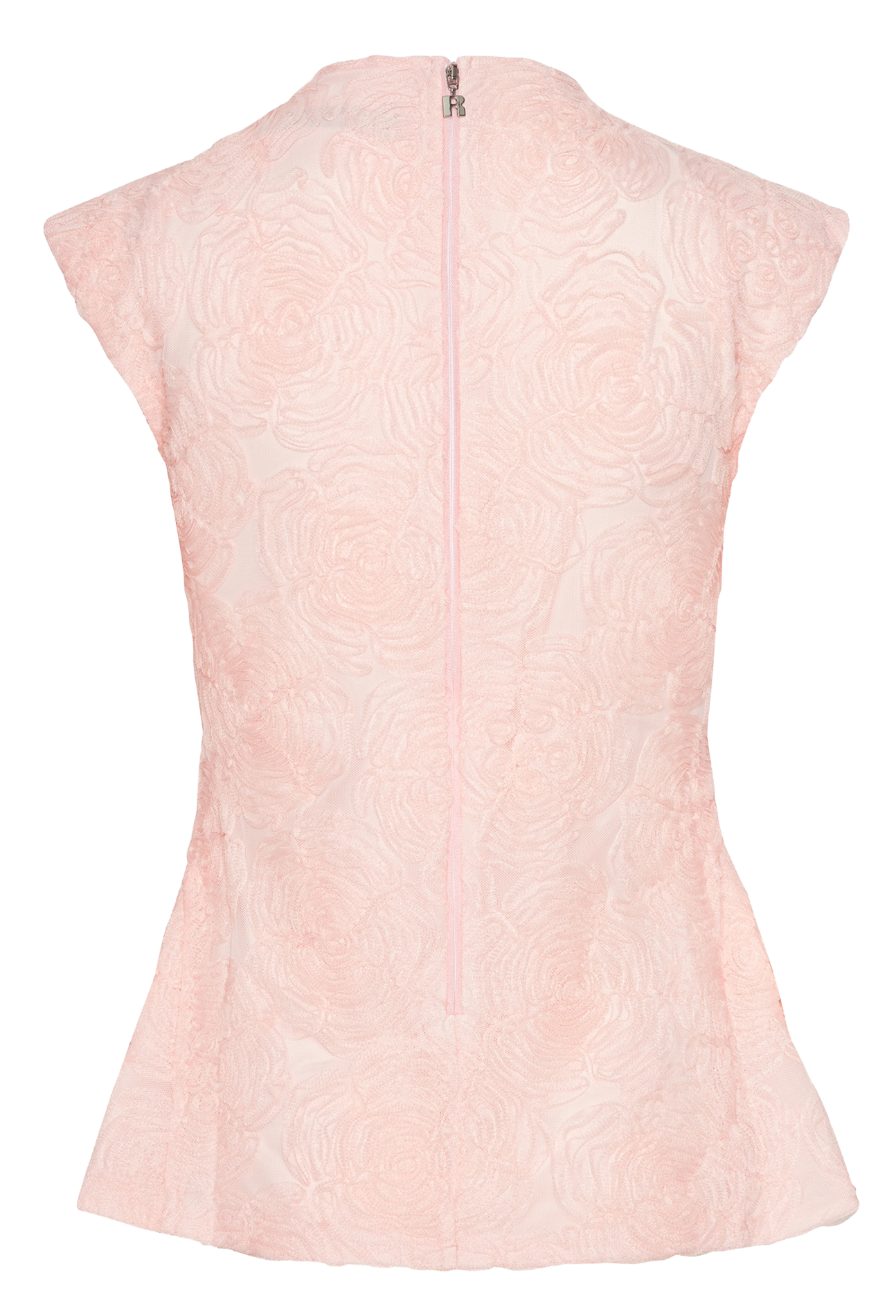 Sleeveless Floral Jacquard Top ROTATE Purple