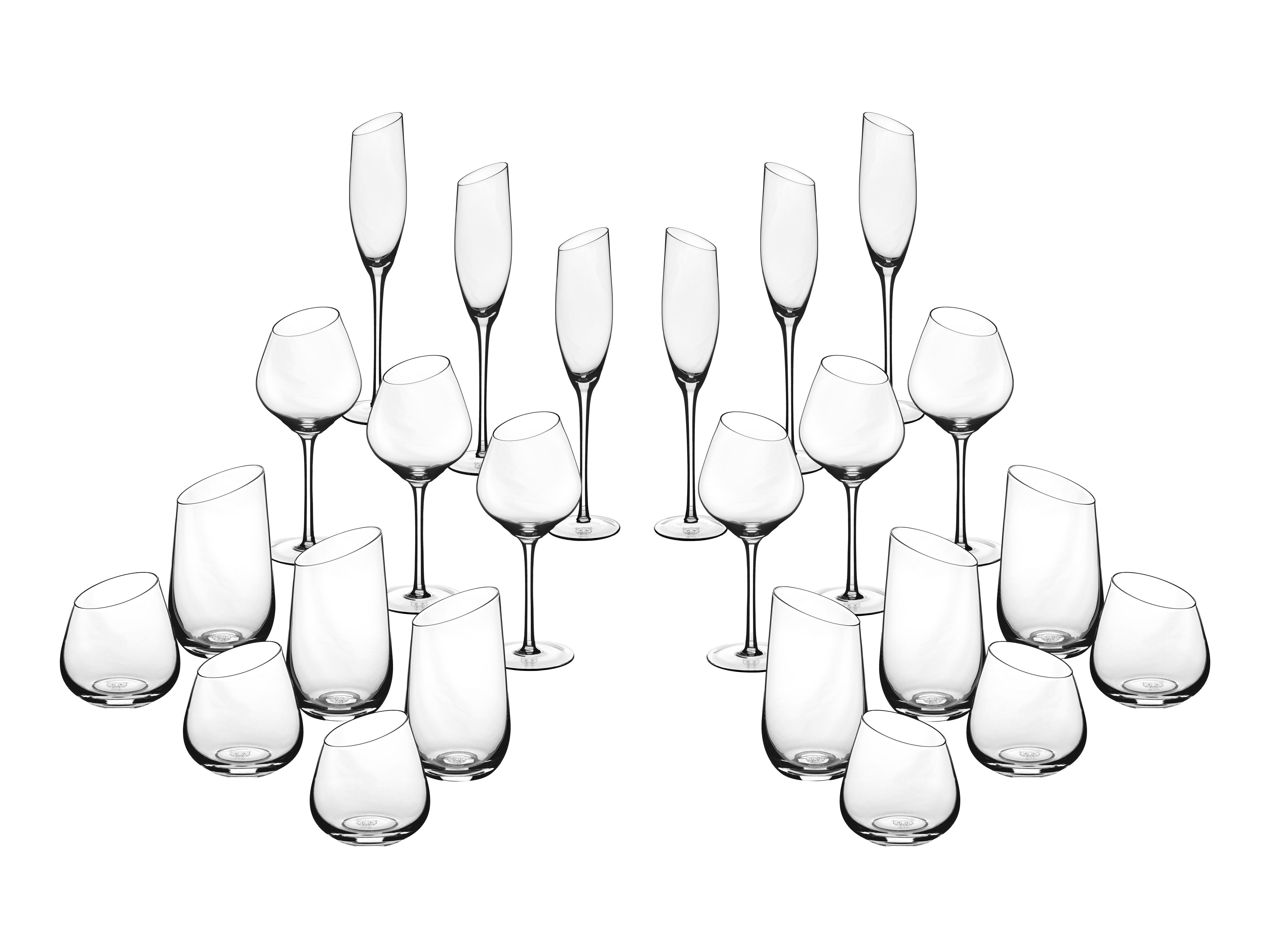 Sväva complete glassware set - 24 pieces BJORN Sheer