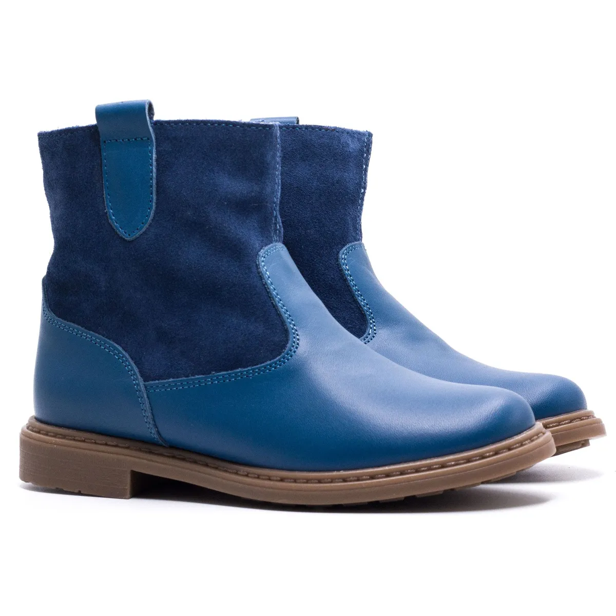 Boots fourrées fille Boni & Sidonie Bleu