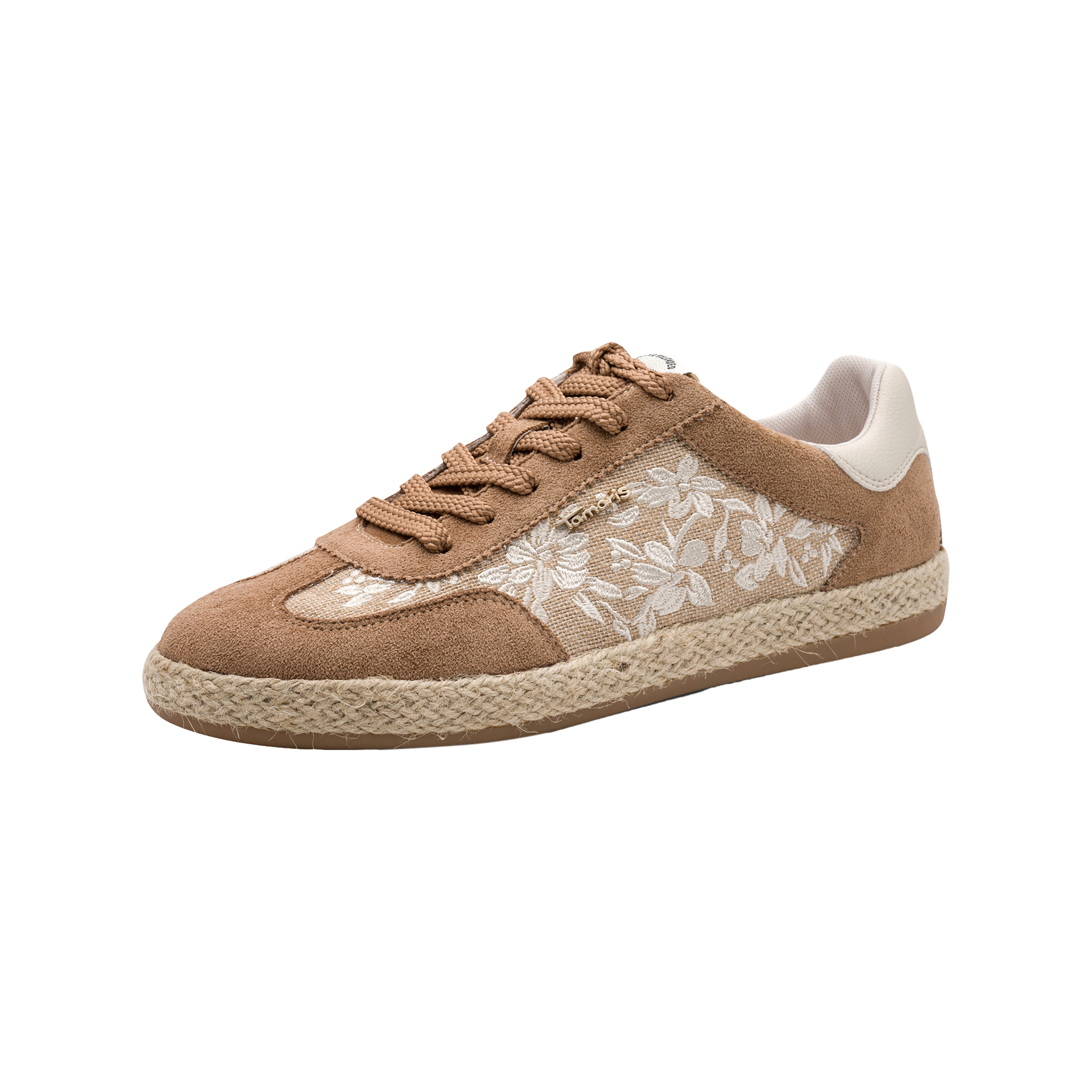 Lace-up low-top sneakers TAMARIS Brown