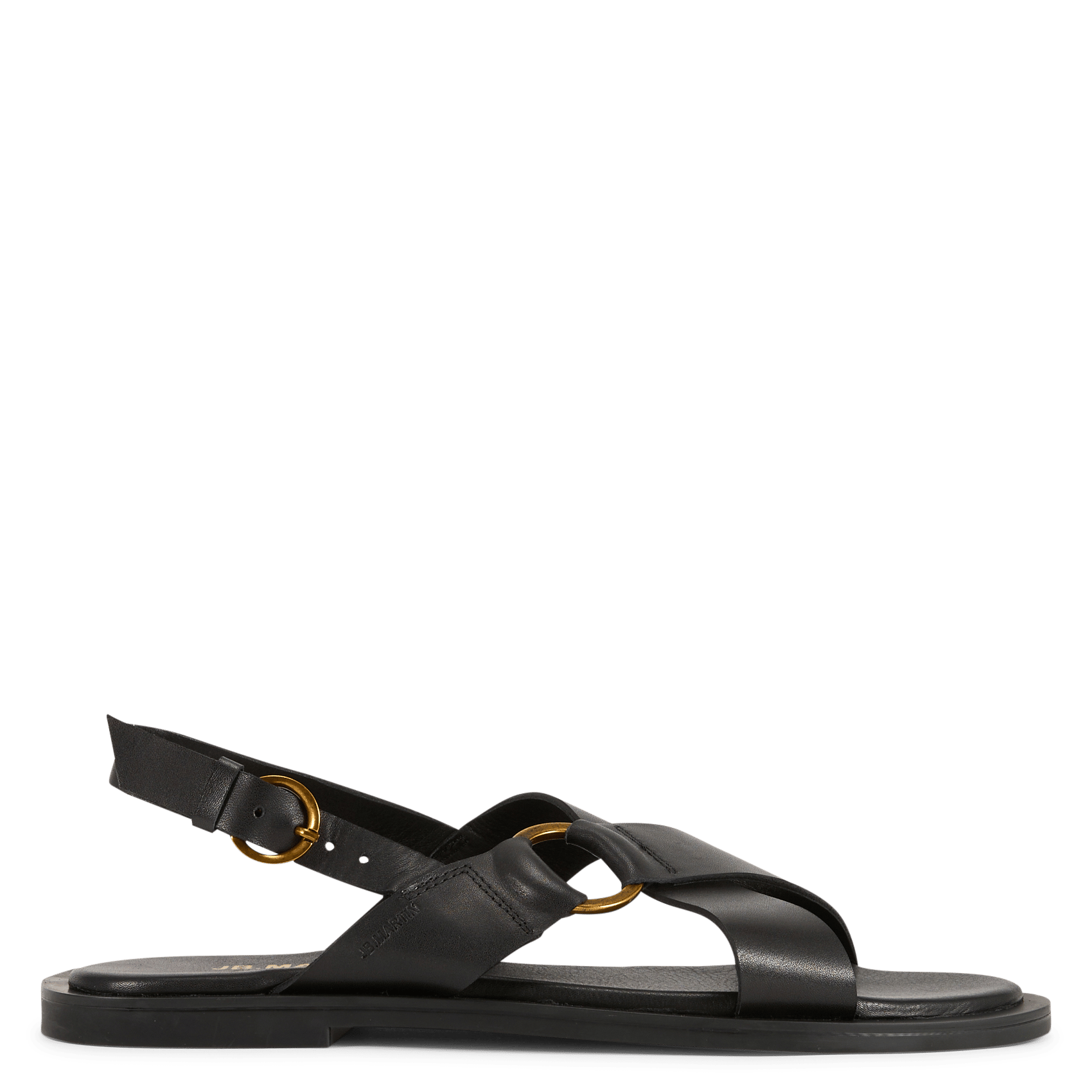 Avarca Berlin - Flache Ledersandalen mit Samt JB MARTIN