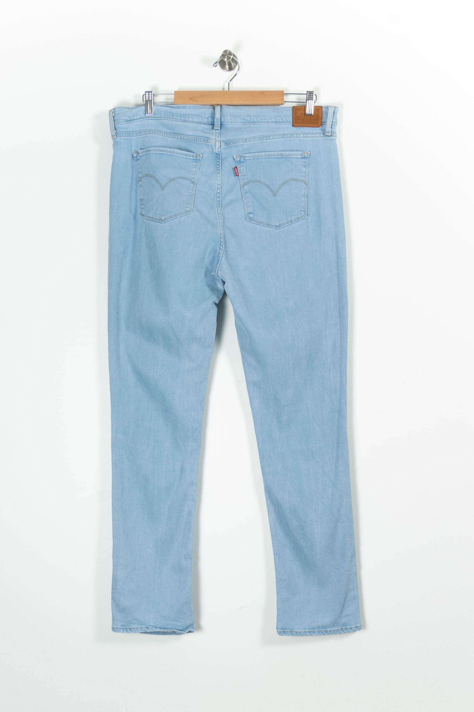 Cropped slim jeans with studs LEVI'S - Seconde main Blue