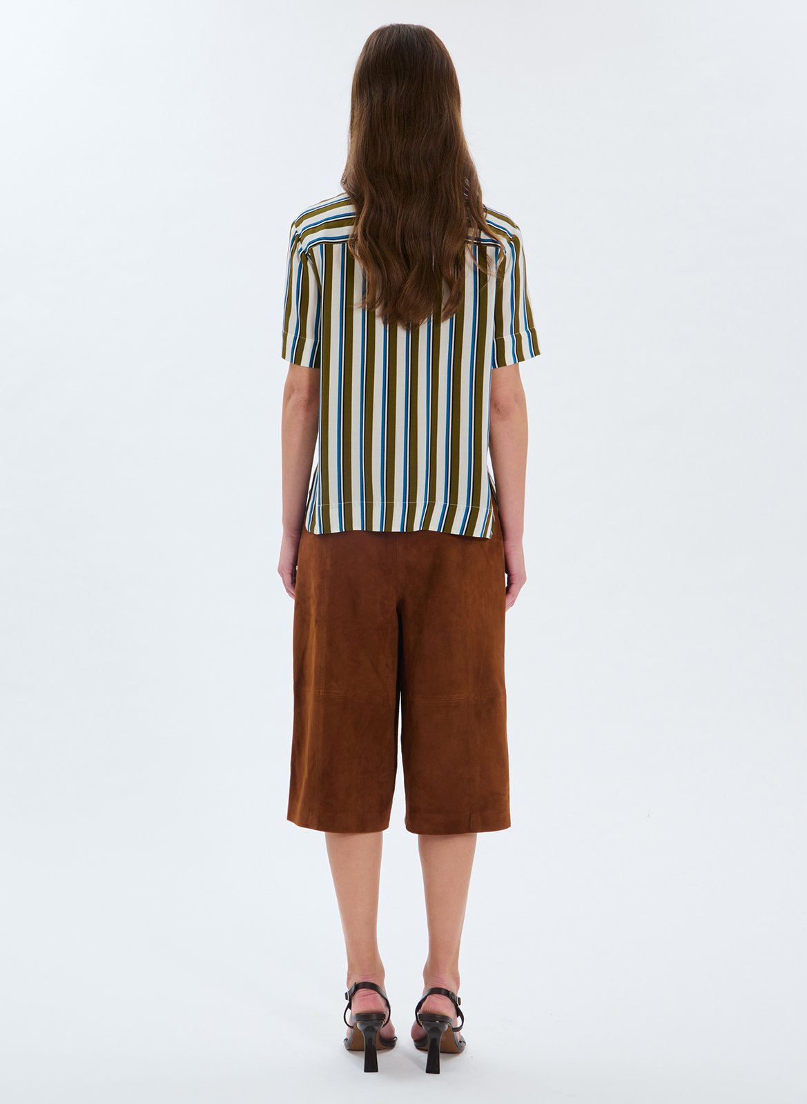 Straight Striped Polo ZAPA White