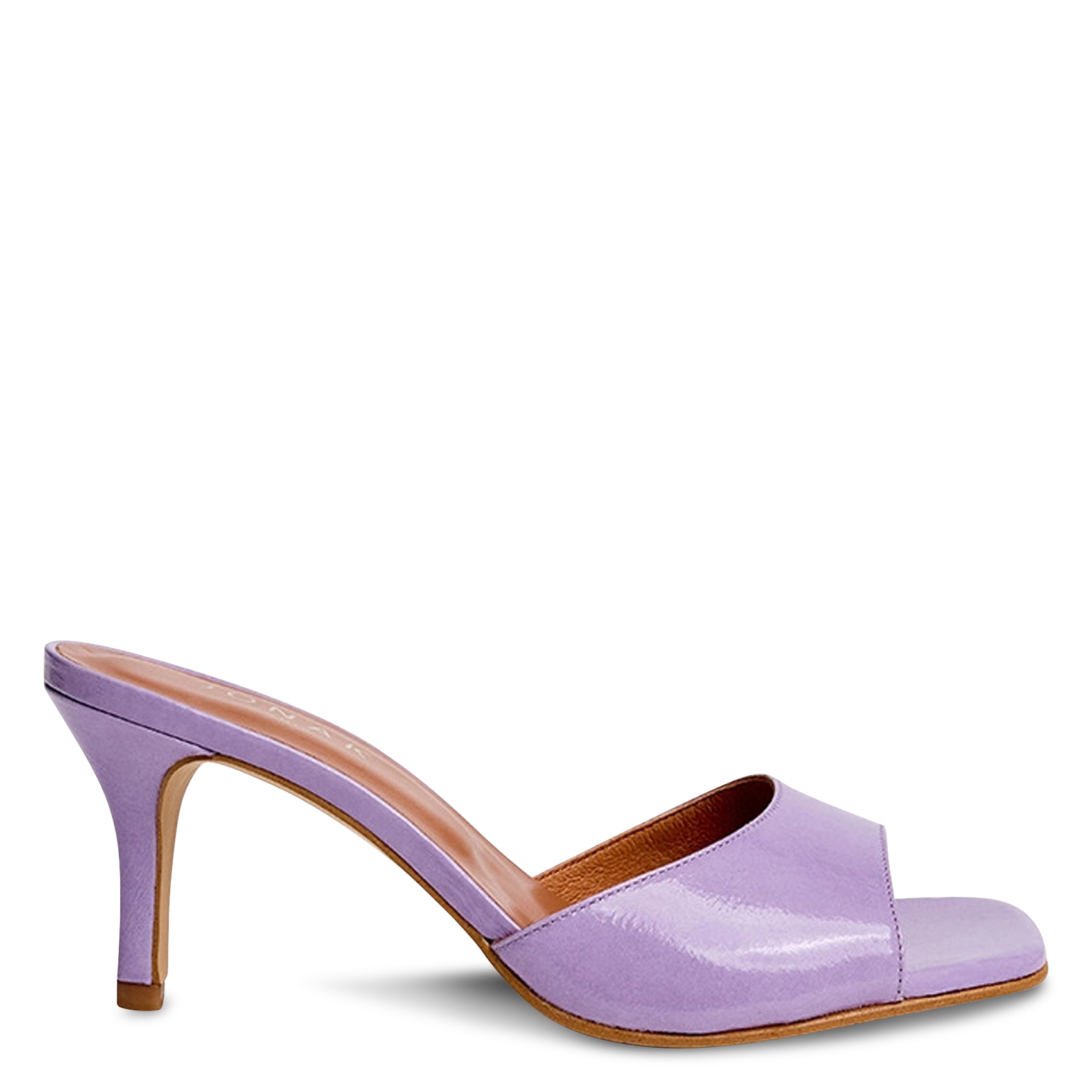 Mules hautes en cuir JONAK Violet
