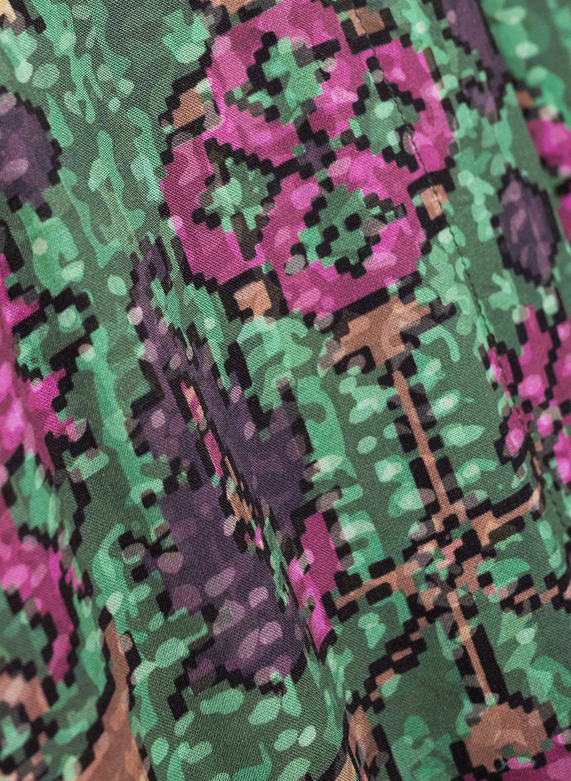 Pantalon large imprimé BA&SH Vert