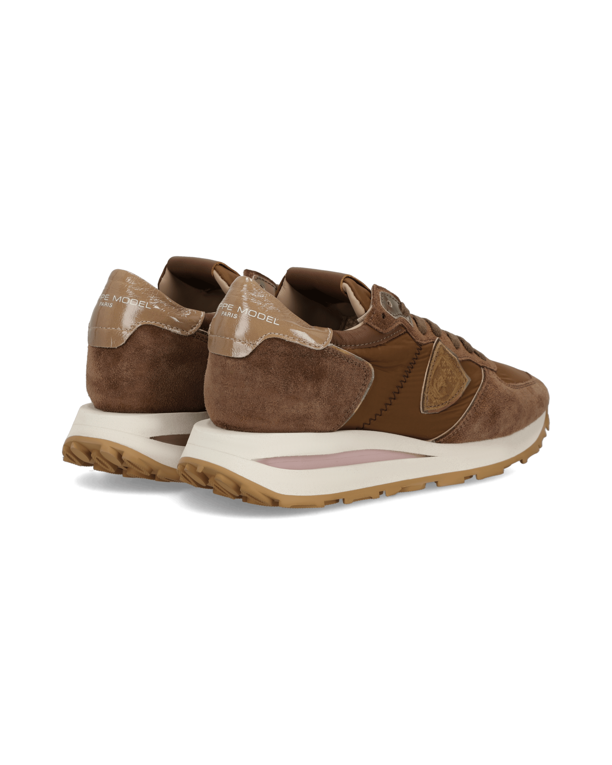 High-top running sneakers PHILIPPE MODEL Brown